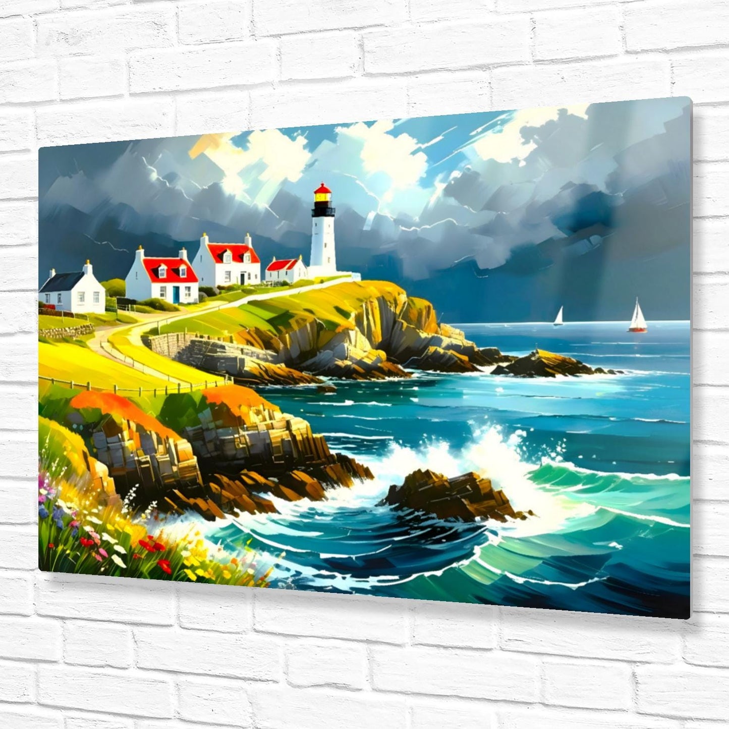 Coastal CO4, Printed On Gloss Aluminium To Enhance Colours And Detail, Unique Wall Print, A Gift For A Lifetime...