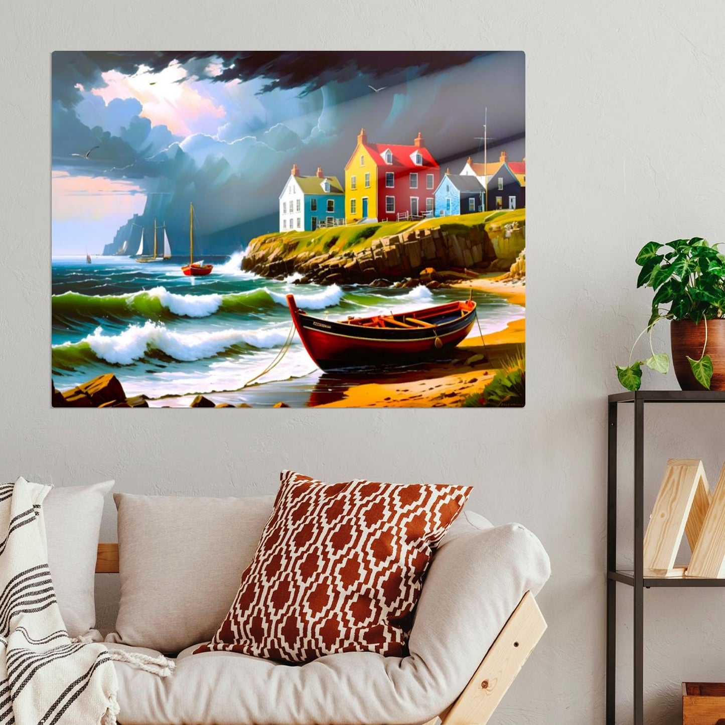 Coastal CO1, Printed On Gloss Aluminium To Enhance Colours And Detail, Unique Wall Print, A Gift For A Lifetime...