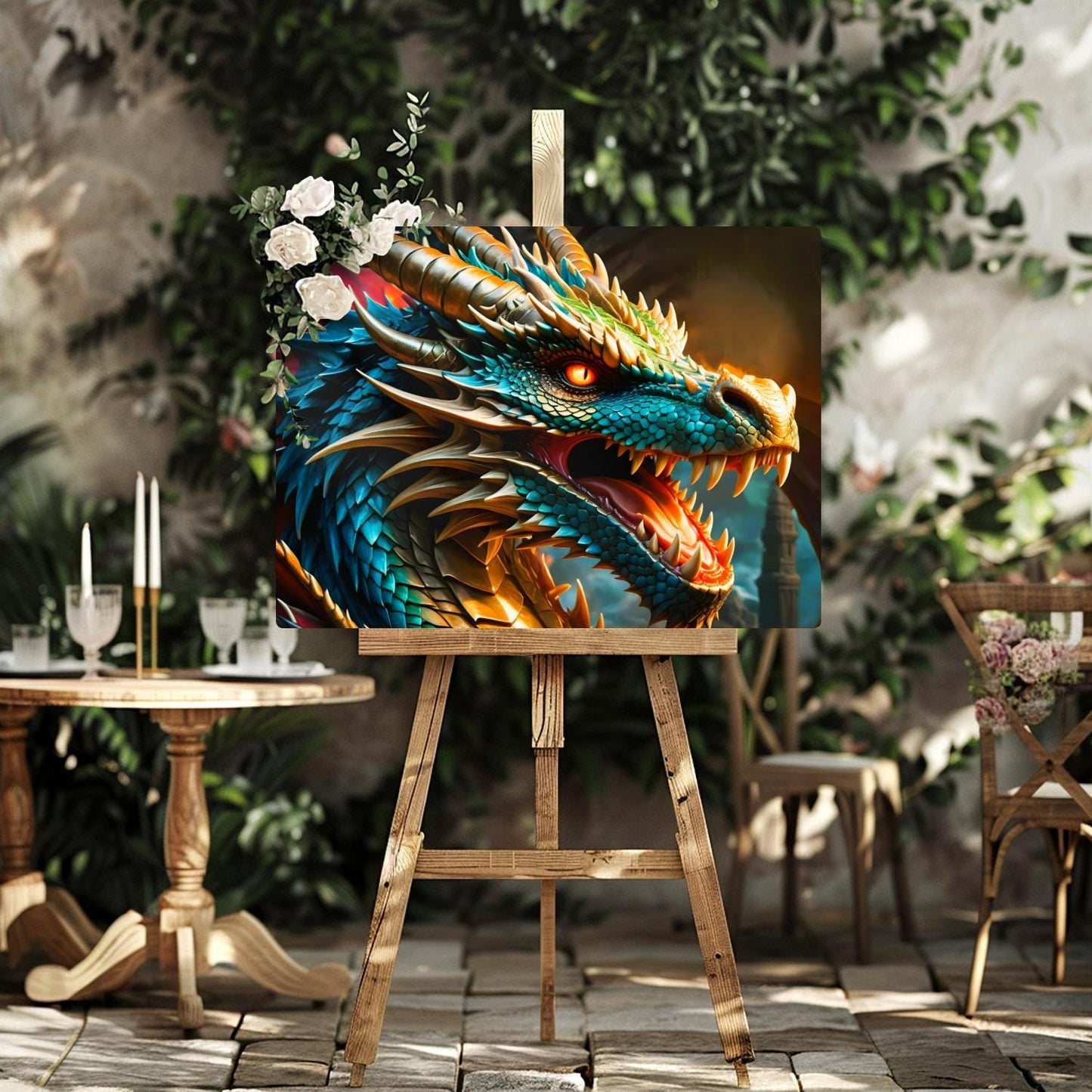 Dragon 2, Printed On Gloss Aluminium To Enhance Colours And Detail, Unique Wall Print, A Gift For A Lifetime...