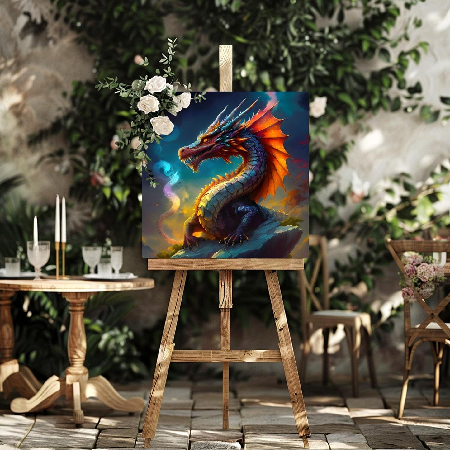 Dragon D2, Printed On Gloss Aluminium To Enhance Colours And Detail, Unique Wall Print, A Gift For A Lifetime...