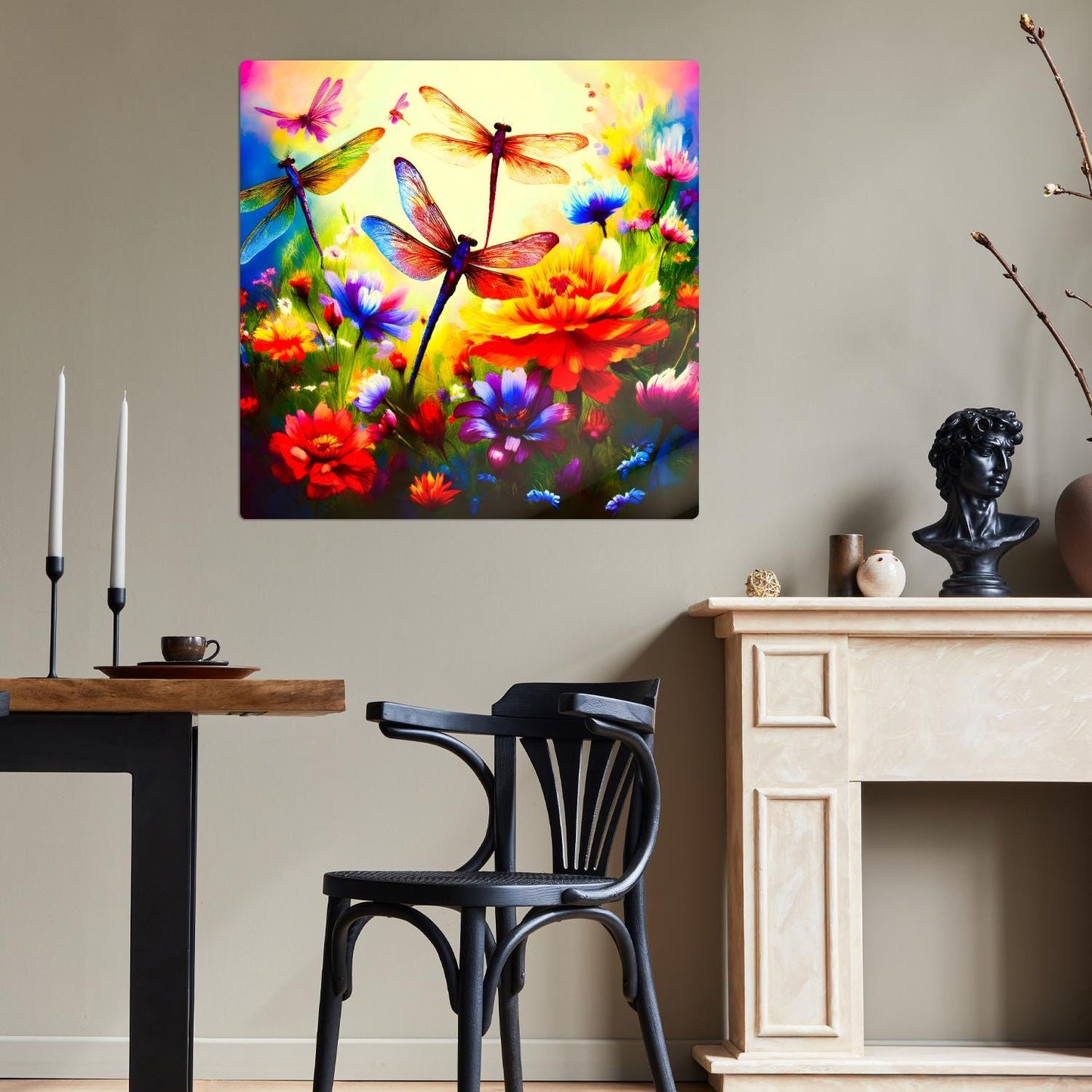 Dragonfly 3, Printed On Gloss Aluminium To Enhances Colours And Detail, Unique Gift Idea Print, A Gift That Will Lasts Forever...