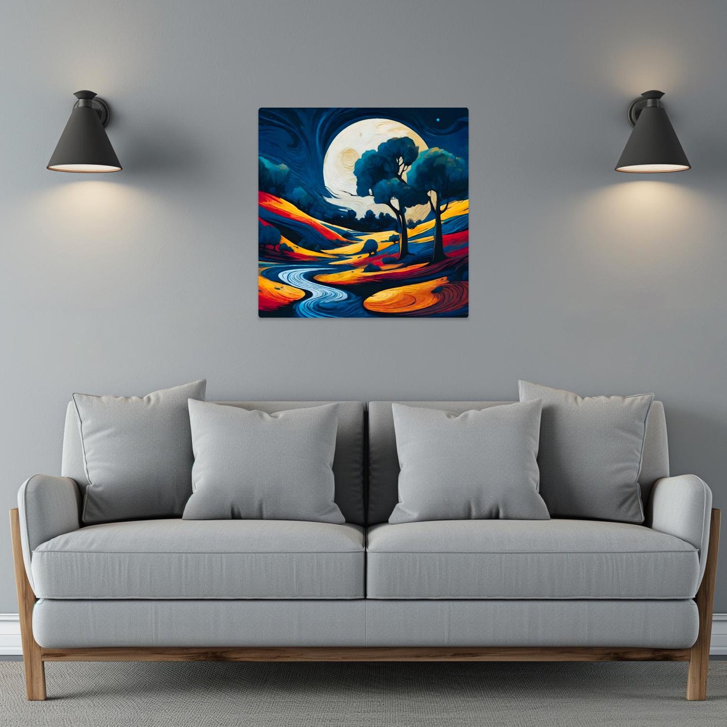 Landscape L2, Printed On Steel, Unique Image, Highly Detailed, Vibrant Colours, Perfect Wall Décor, A Gift For A Lifetime