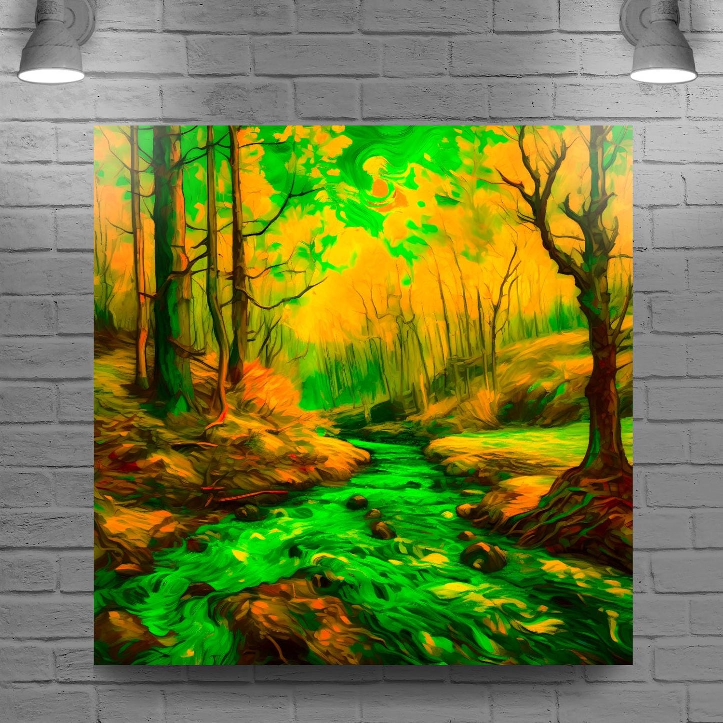 Wood Green No.WG4, Canvas Wall Art, Vivid Colours, Unique Wall Art, Unique Image, Box Canvas, Art Is A Gift For A Lifetime.