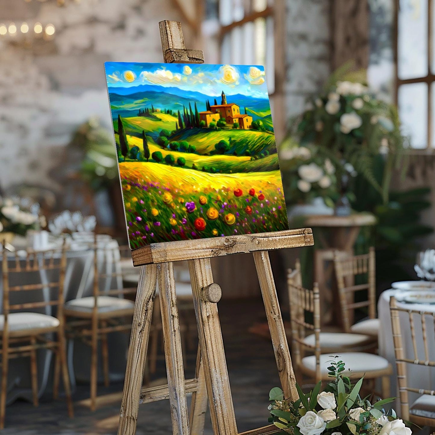 Italian Countryside No3, Printed On Steel, Unique Image, Original Print, Highly Detailed, Vibrant Colours, A Gift That Lasts Forever