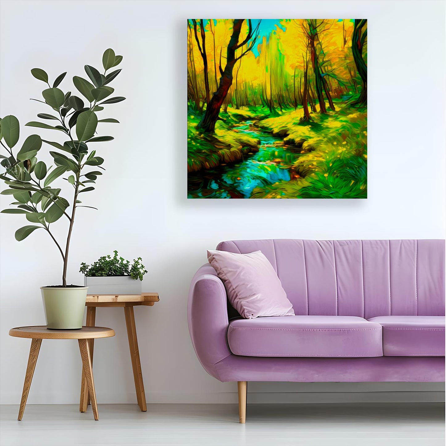 Wood Green No.WG2, Canvas Wall Art, Vivid Colours, Unique Wall Art, Unique Image, Box Canvas, Art Is A Gift For A Lifetime.