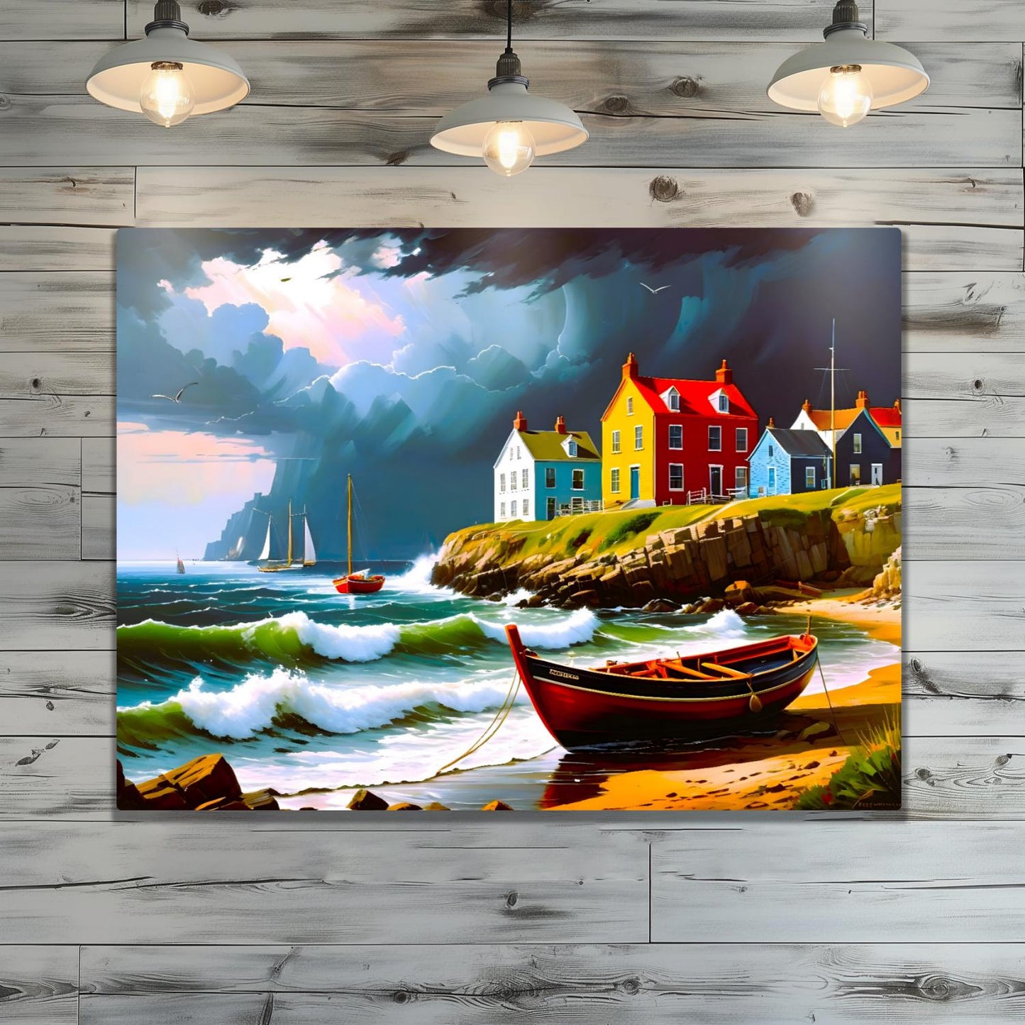Coastal CO1, Printed On Gloss Aluminium To Enhance Colours And Detail, Unique Wall Print, A Gift For A Lifetime...