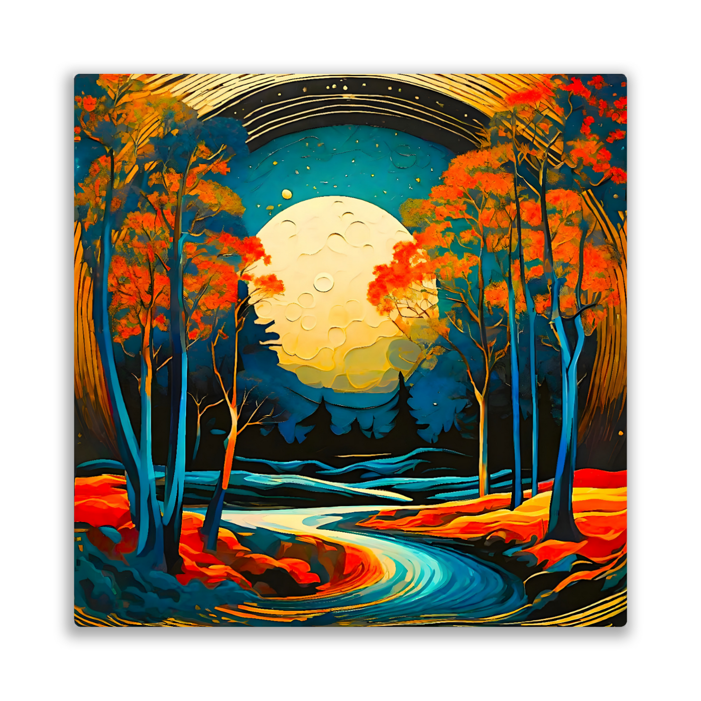 Landscape L10, Printed On Steel, Unique Image, Highly Detailed, Vibrant Colours, Great Depth Of Field, A Gift For A Lifetime