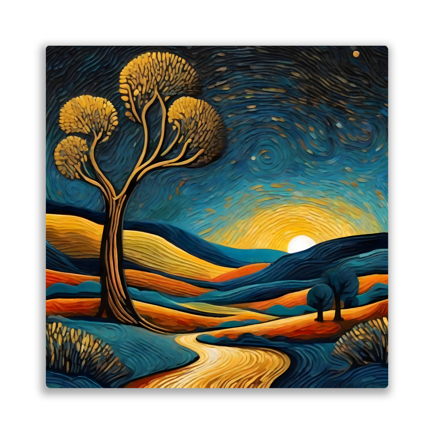 Landscape L11, Printed On Steel, Unique Image, Highly Detailed, Vibrant Colours, Great Depth Of Field, A Gift For A Lifetime