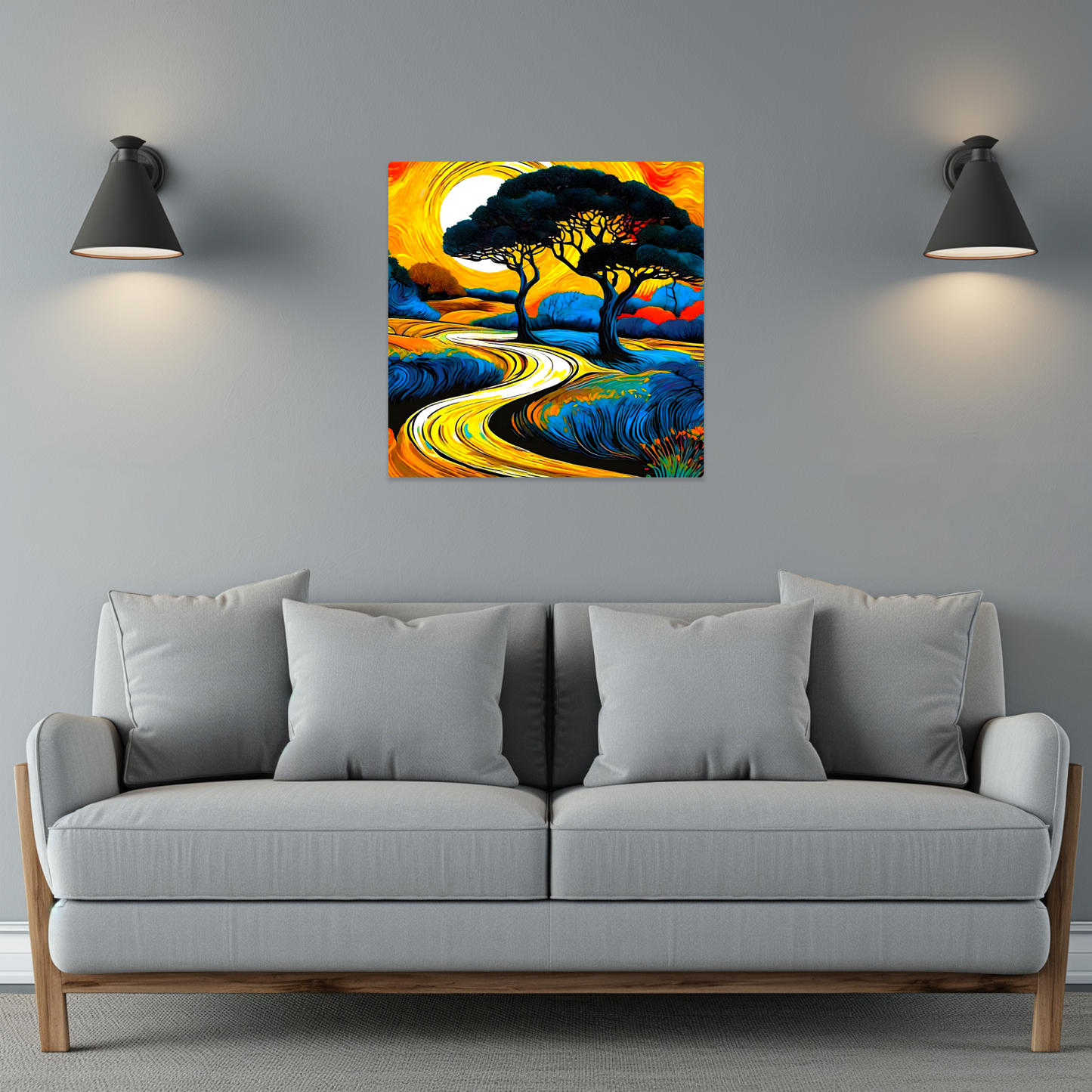Landscape L12, Printed On Steel, Unique Image, Highly Detailed, Vibrant Colours, Great Depth Of Field, A Gift For A Lifetime