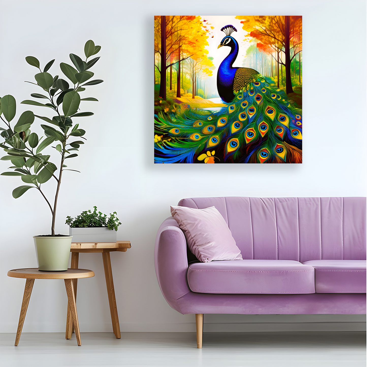 Peacock No.2, Canvas Prints, Quality Canvas, Unique Images, Vibrant Colours, Depth Of Field, Art Is A Gift For A Lifetime.