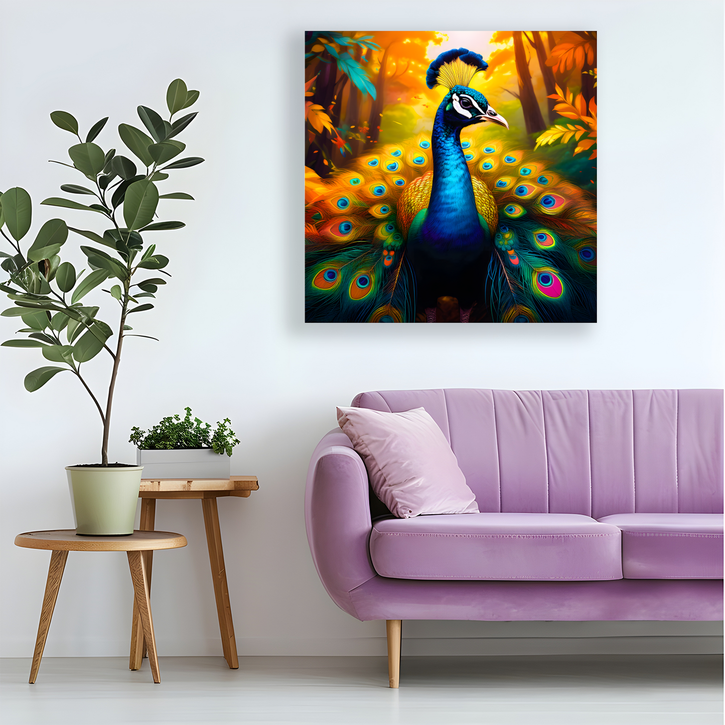 Peacock No.3, Canvas Prints, Quality Canvas, Unique Images, Vibrant Colours, Depth Of Field, Art Is A Gift For A Lifetime.