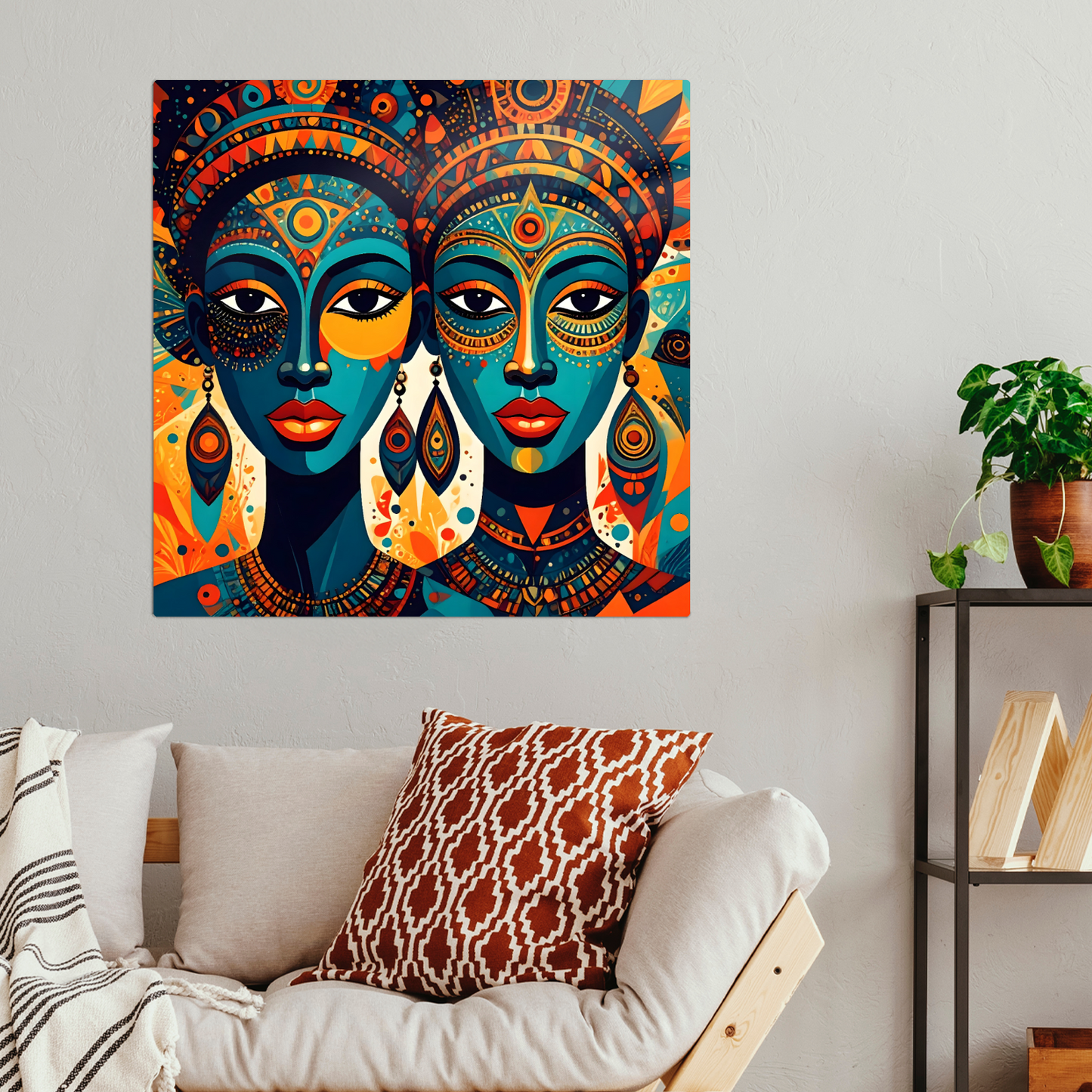 Picasso Style No.P1, Printed On Steel, Unique Image, Vibrant Colours, Highly Detailed, Unique Gifts, A Gift That Lasts Forever..