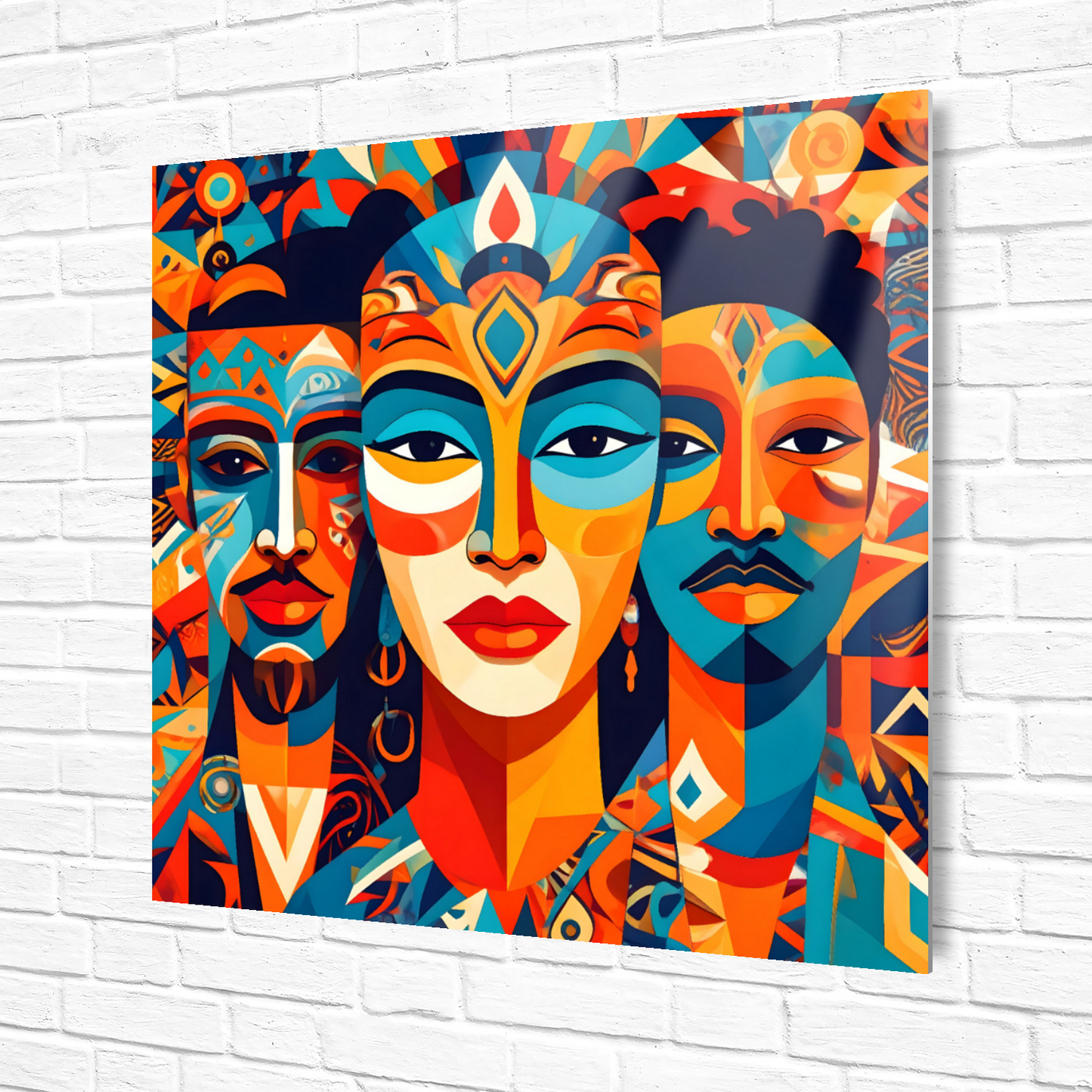 Picasso Style No.P3, Printed On Steel, Unique Image, Vibrant Colours, Highly Detailed, Unique Gift, A Gift That Lasts Forever