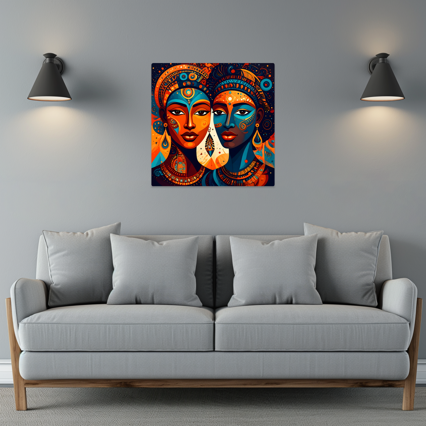 Picasso Style No.P4, Printed On Steel, Unique Image, Vibrant Colours, Original Print, Highly Detailed, A Gift That Lasts Forever