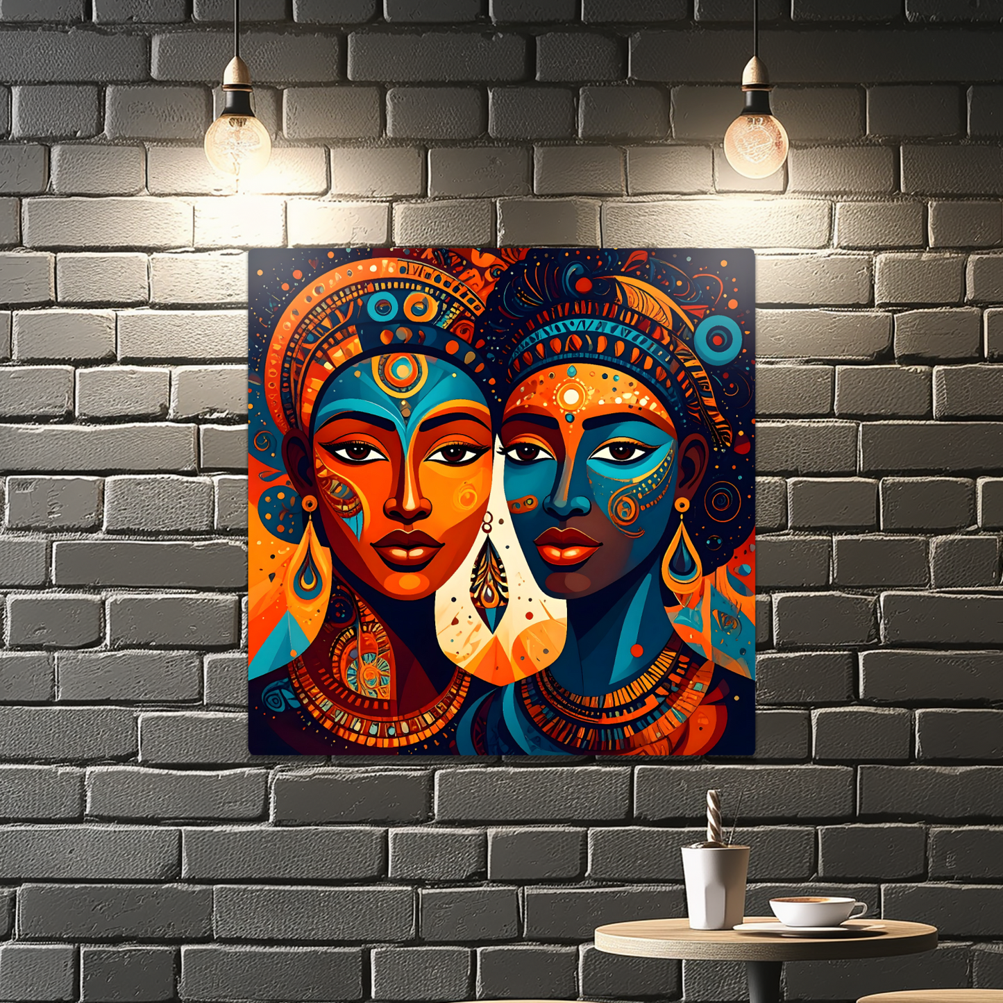 Picasso Style No.P4, Printed On Steel, Unique Image, Vibrant Colours, Original Print, Highly Detailed, A Gift That Lasts Forever