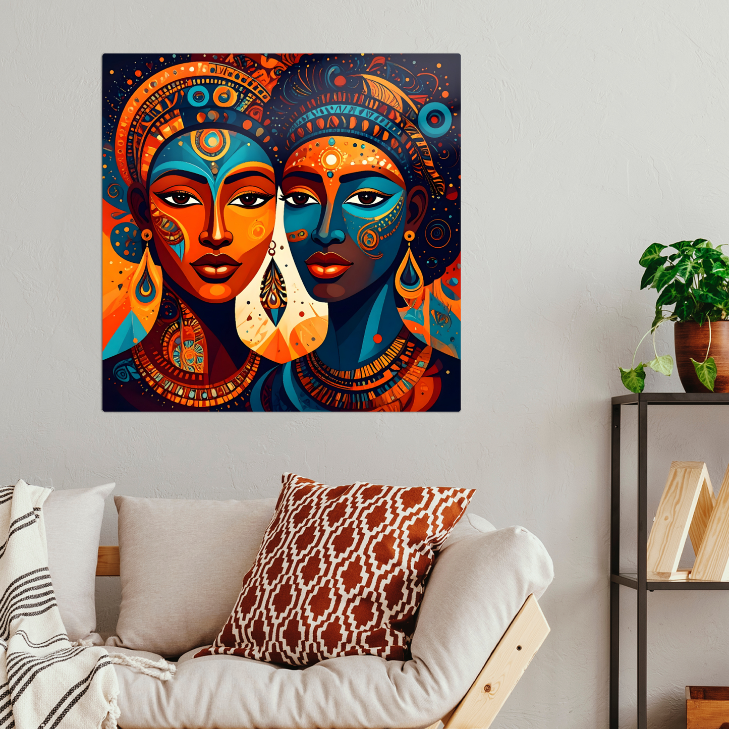 Picasso Style No.P4, Printed On Steel, Unique Image, Vibrant Colours, Original Print, Highly Detailed, A Gift That Lasts Forever