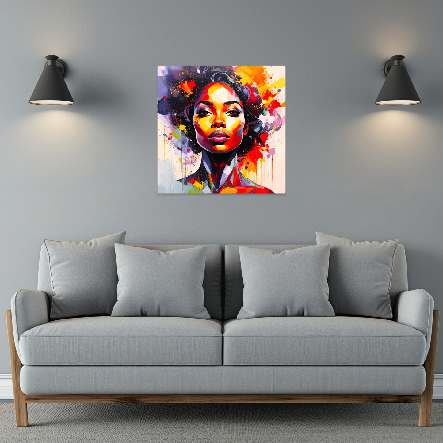 Portrait B1, Printed On Gloss Aluminium To Enhance Colour And Detail, Unique Gift Idea, A Gift That Will Lasts Forever...
