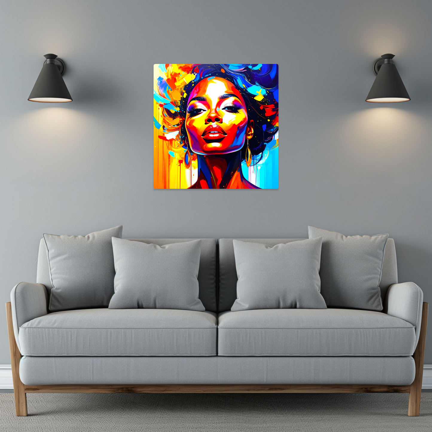 Portrait B3, Printed On Gloss Aluminium To Enhance Colour And Detail, Unique Gift Idea, A Gift That Will Lasts Forever...