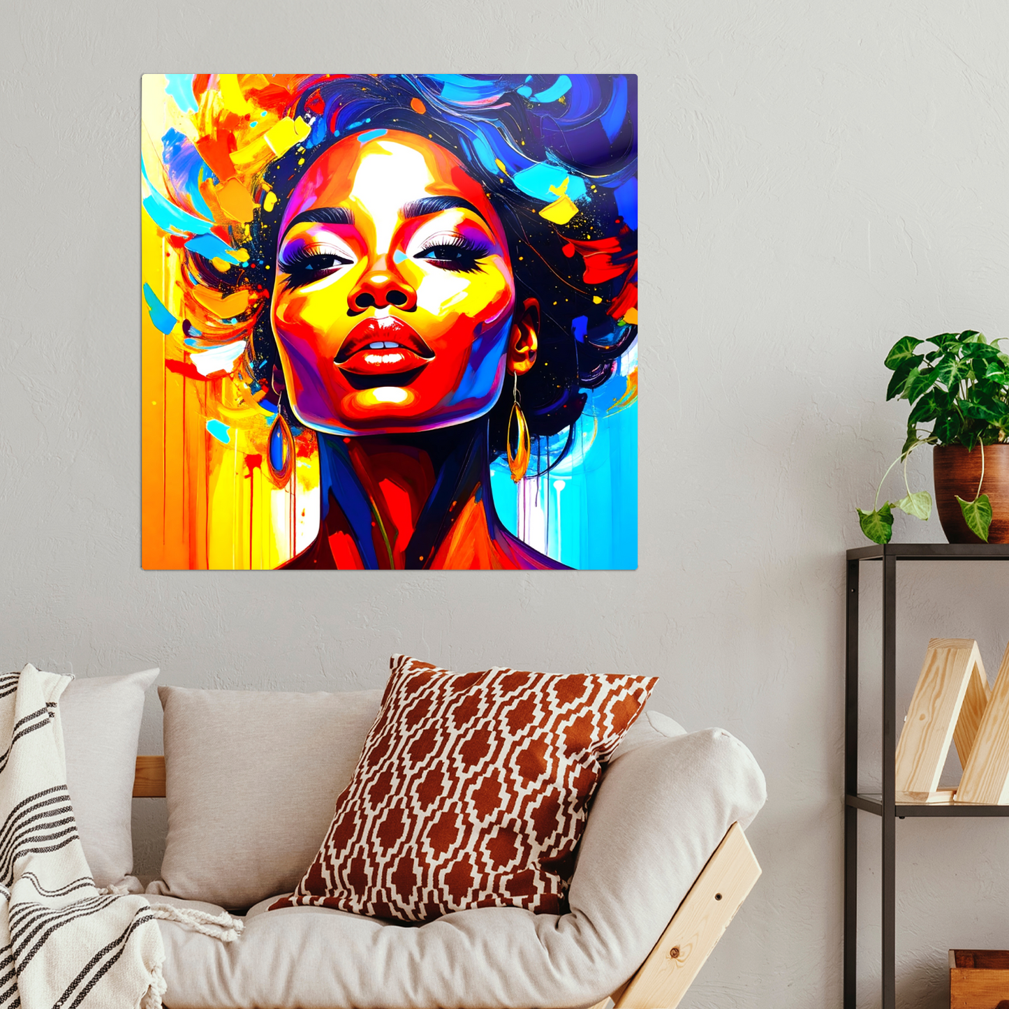 Portrait B3, Printed On Gloss Aluminium To Enhance Colour And Detail, Unique Gift Idea, A Gift That Will Lasts Forever...
