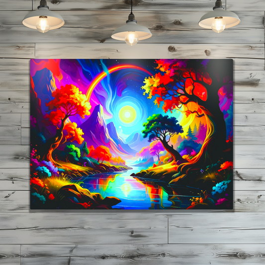 LunaScape LS3, Printed on Gloss Aluminium To Enhance Colour And Details, Unique Print, An Enduring Gift...