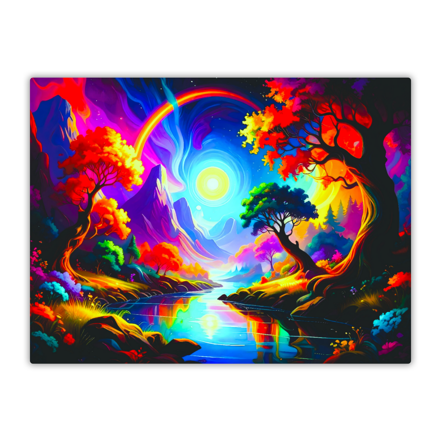 LunaScape LS3, Printed on Gloss Aluminium To Enhance Colour And Details, Unique Print, An Enduring Gift...