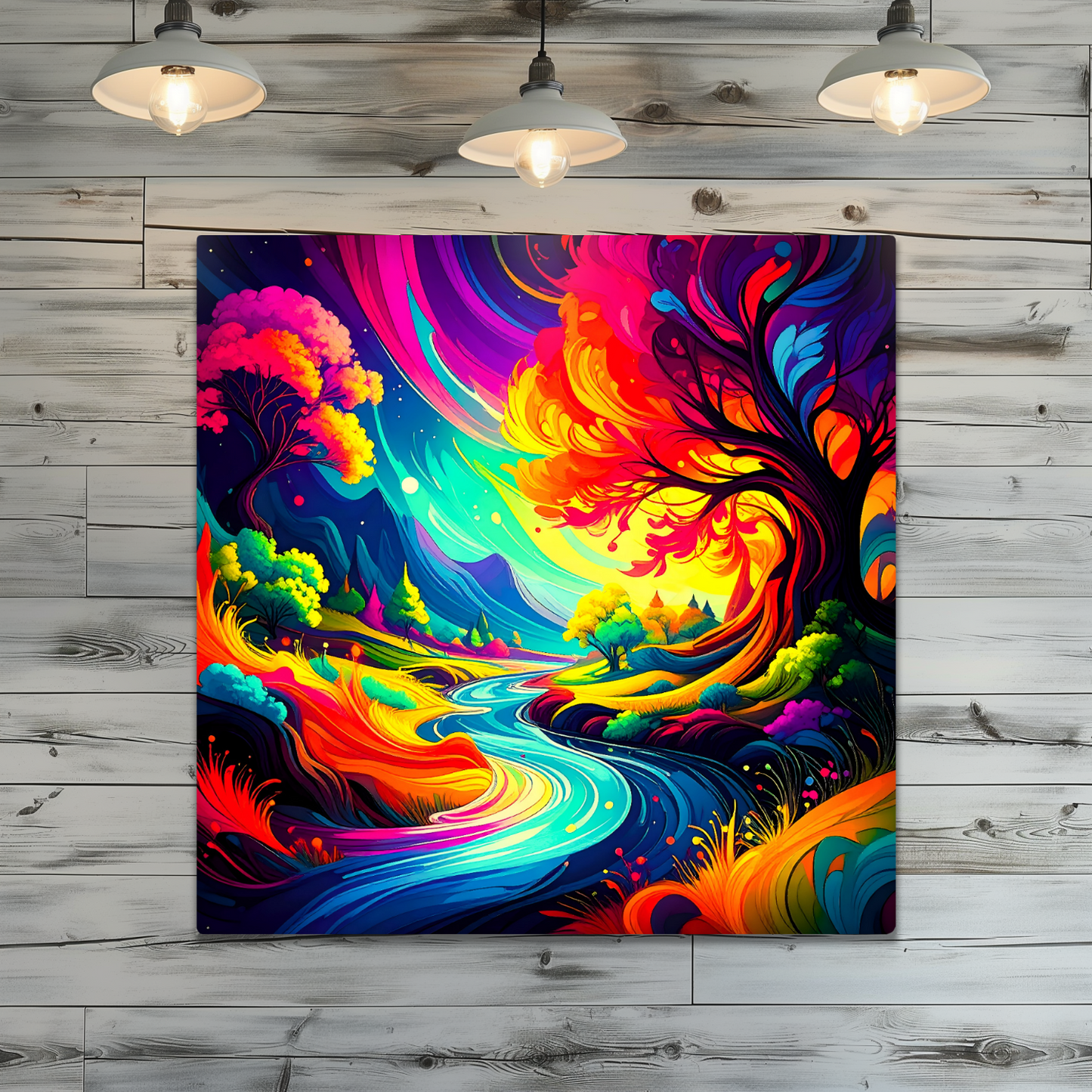 Fantasy Trees FT1, The Luxury Of Fusion-Art Prints, Printed on Gloss Aluminium To Enhance Colour And Details, A Gift To Last A Lifetime...