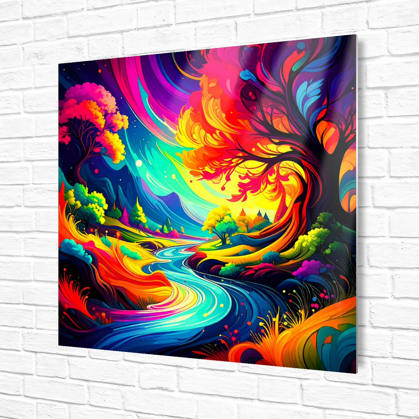 Fantasy Trees FT1, The Luxury Of Fusion-Art Prints, Printed on Gloss Aluminium To Enhance Colour And Details, A Gift To Last A Lifetime...