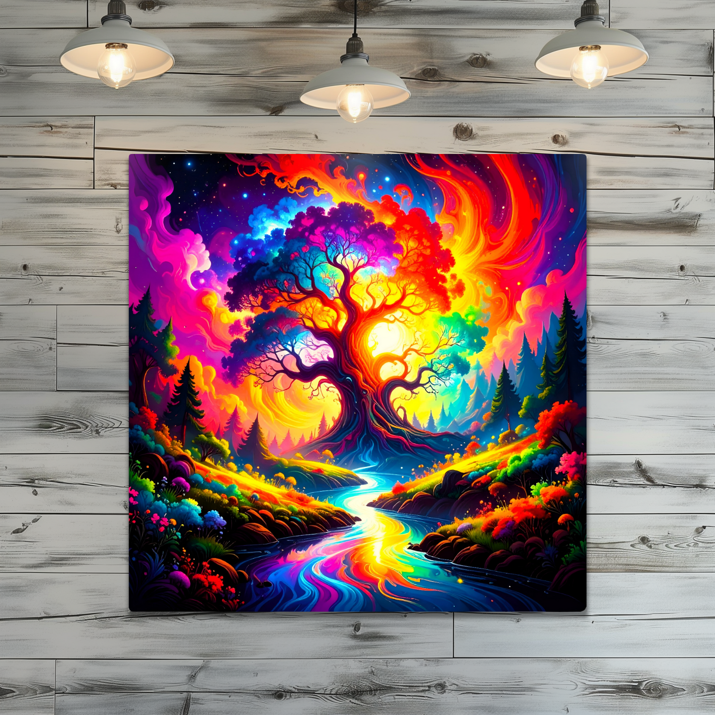 Fantasy Trees FT2, The Luxury Of Fusion-Art Prints, Printed on Gloss Aluminium To Enhance Colour And Details, A Gift To Last A Lifetime...