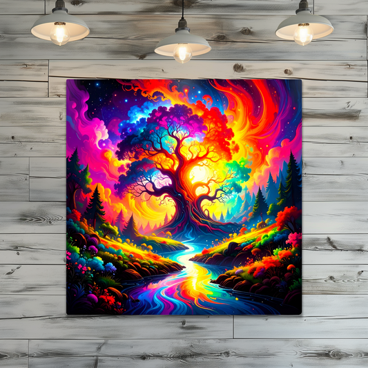 Fantasy Trees FT2, The Luxury Of Fusion-Art Prints, Printed on Gloss Aluminium To Enhance Colour And Details, A Gift To Last A Lifetime...