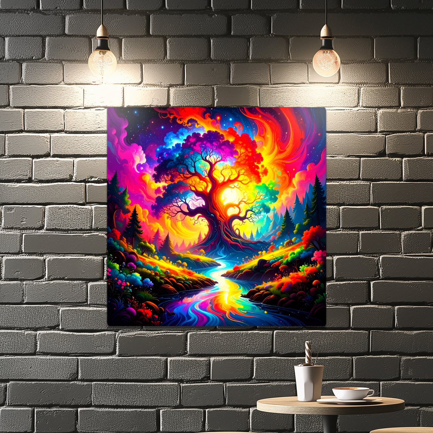 Fantasy Trees FT2, The Luxury Of Fusion-Art Prints, Printed on Gloss Aluminium To Enhance Colour And Details, A Gift To Last A Lifetime...