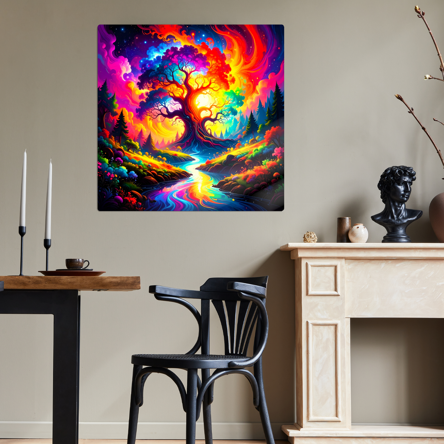 Fantasy Trees FT2, The Luxury Of Fusion-Art Prints, Printed on Gloss Aluminium To Enhance Colour And Details, A Gift To Last A Lifetime...