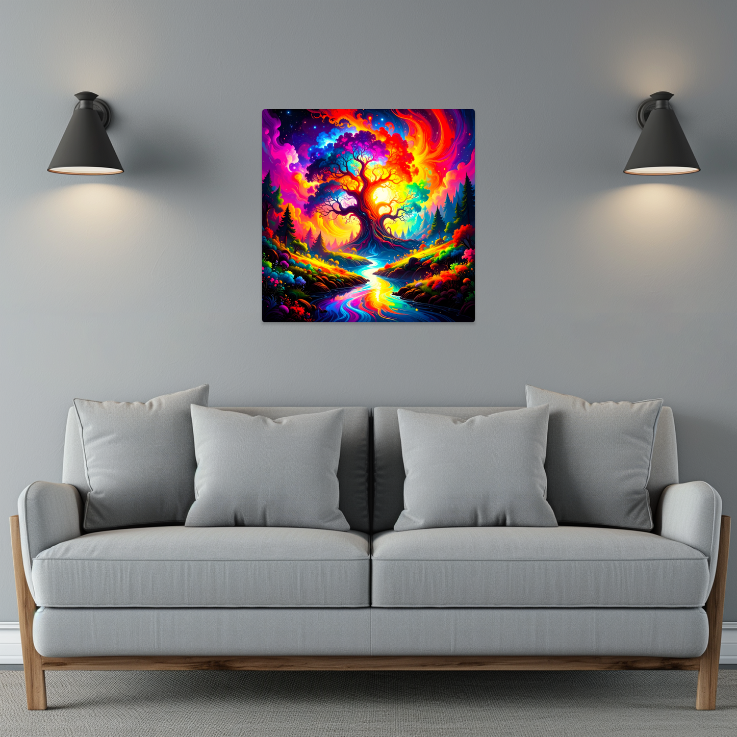 Fantasy Trees FT2, The Luxury Of Fusion-Art Prints, Printed on Gloss Aluminium To Enhance Colour And Details, A Gift To Last A Lifetime...