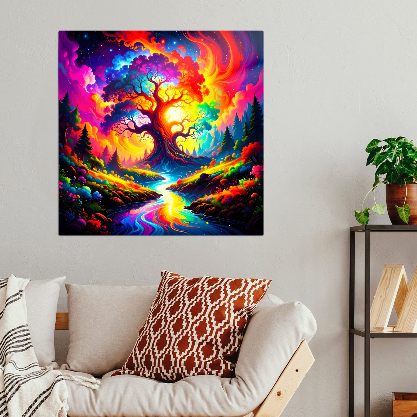 Fantasy Trees FT2, The Luxury Of Fusion-Art Prints, Printed on Gloss Aluminium To Enhance Colour And Details, A Gift To Last A Lifetime...