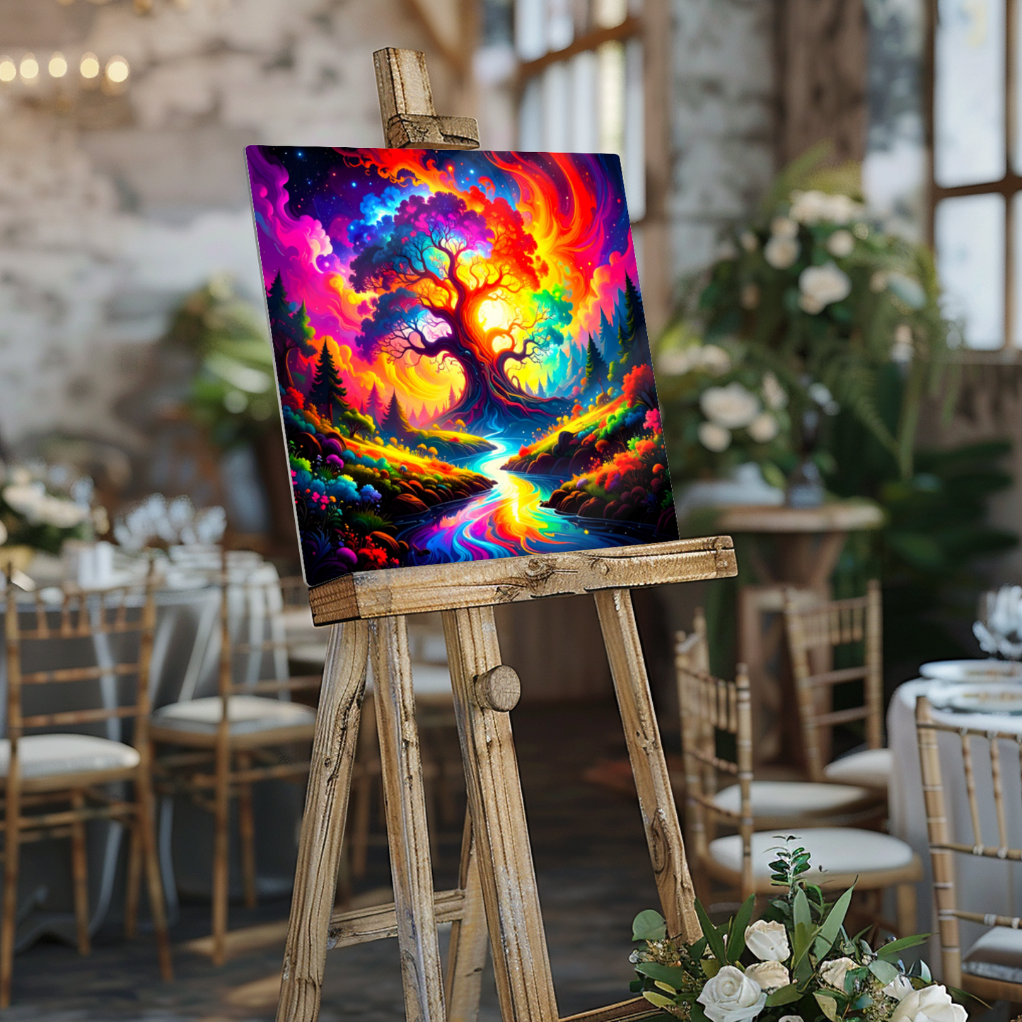 Fantasy Trees FT2, The Luxury Of Fusion-Art Prints, Printed on Gloss Aluminium To Enhance Colour And Details, A Gift To Last A Lifetime...