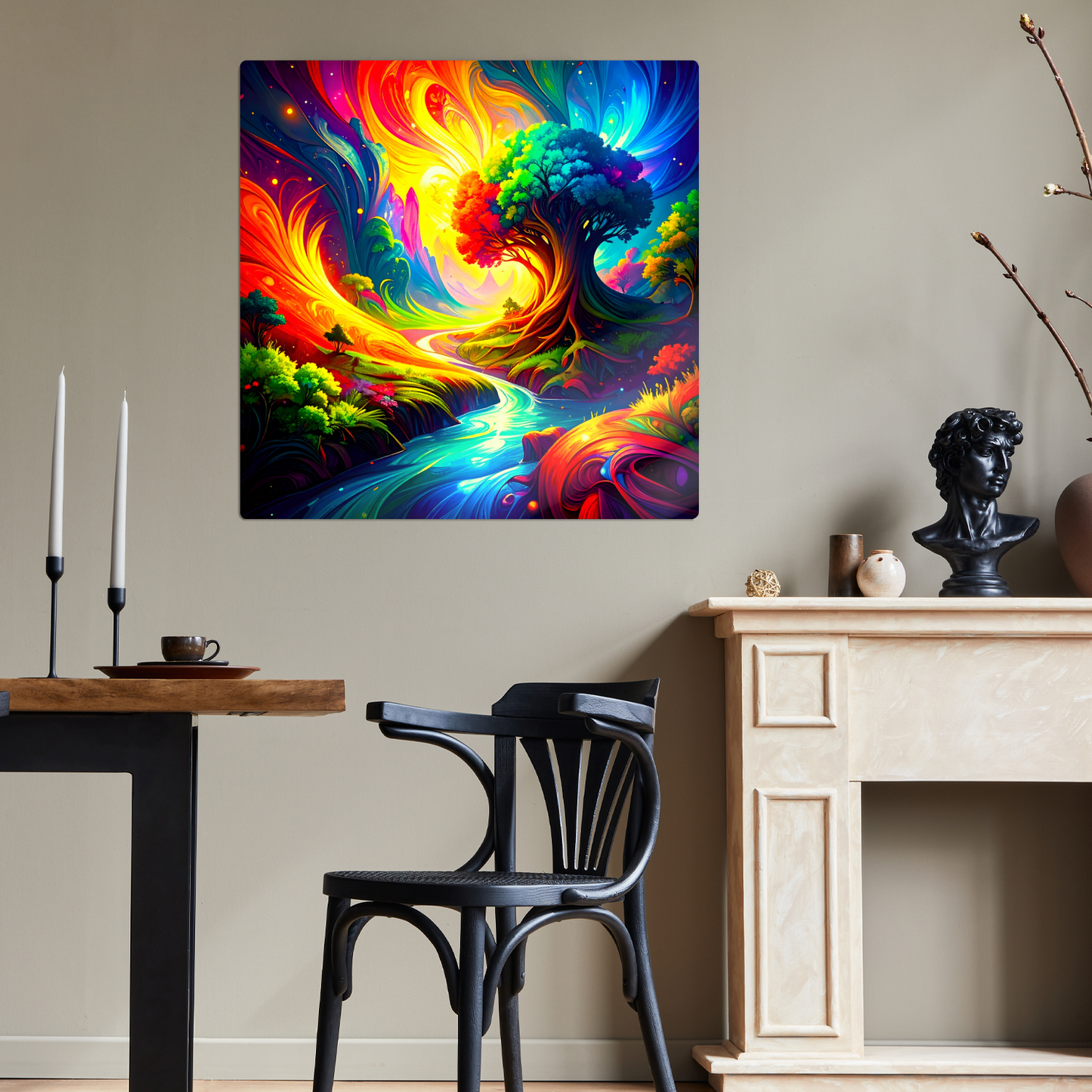 Fantasy Trees FT3, The Luxury Of Fusion-Art Prints, Printed on Gloss Aluminium To Enhance Colour And Details, A Gift To Last A Lifetime...