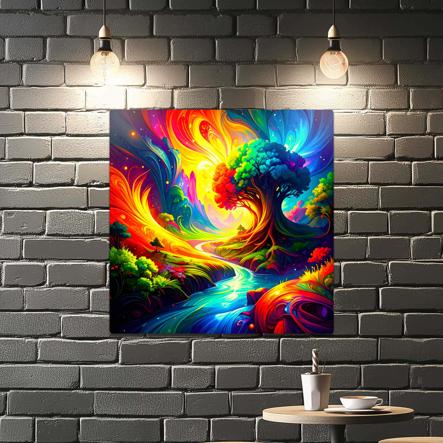 Fantasy Trees FT3, The Luxury Of Fusion-Art Prints, Printed on Gloss Aluminium To Enhance Colour And Details, A Gift To Last A Lifetime...
