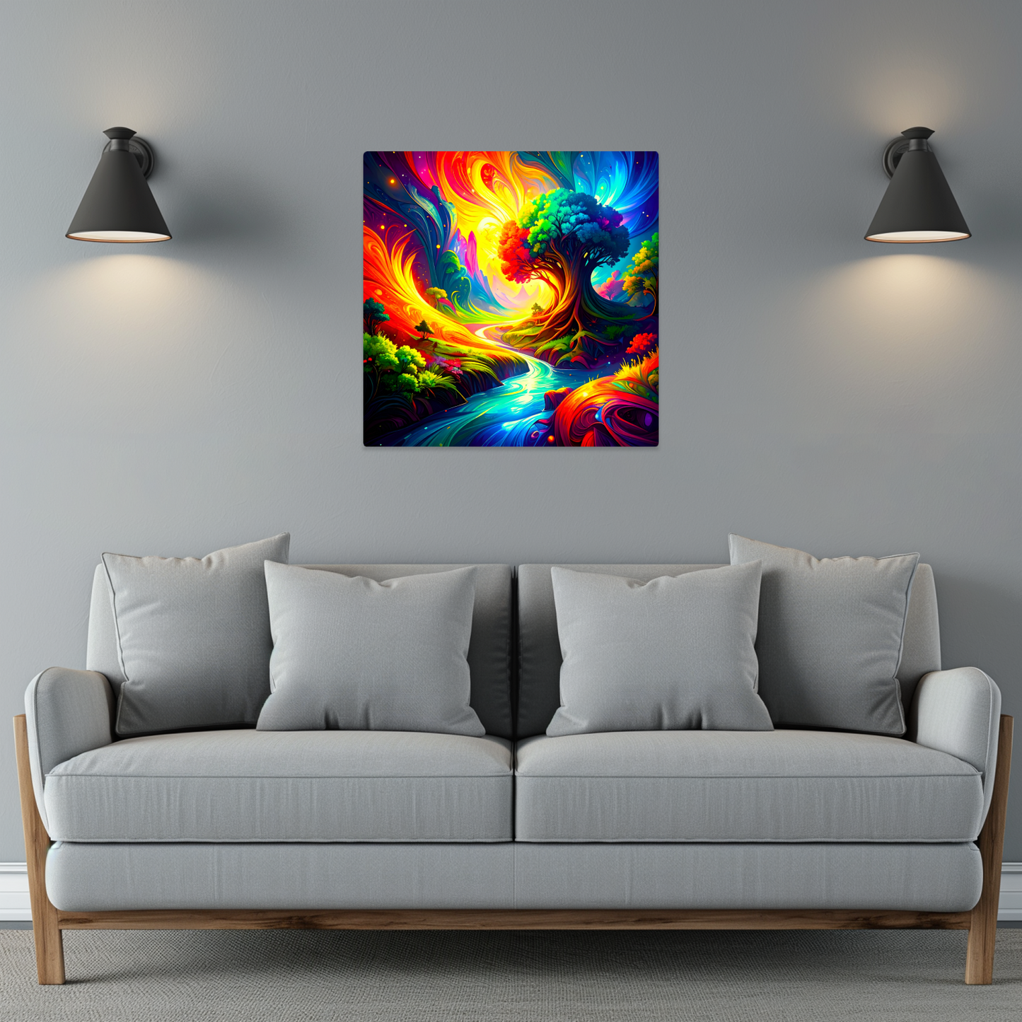 Fantasy Trees FT3, The Luxury Of Fusion-Art Prints, Printed on Gloss Aluminium To Enhance Colour And Details, A Gift To Last A Lifetime...