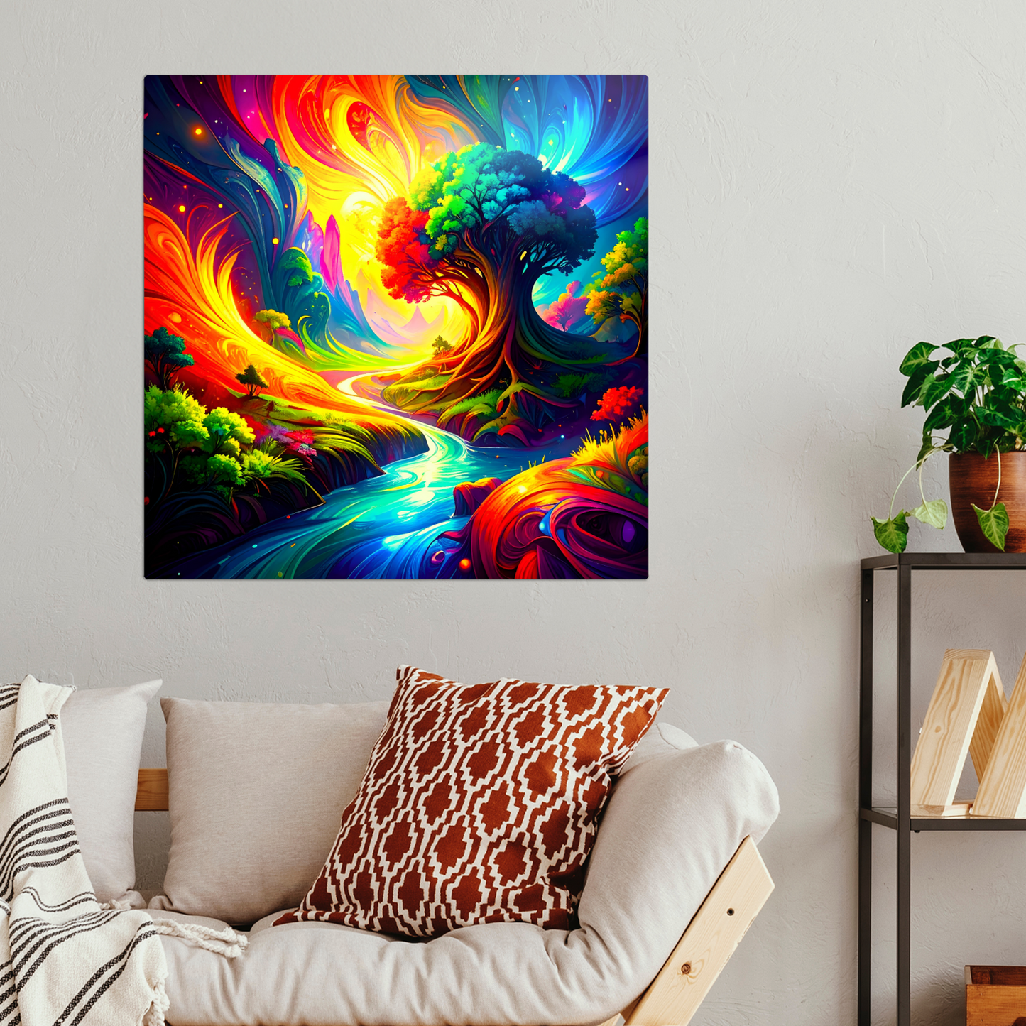 Fantasy Trees FT3, The Luxury Of Fusion-Art Prints, Printed on Gloss Aluminium To Enhance Colour And Details, A Gift To Last A Lifetime...