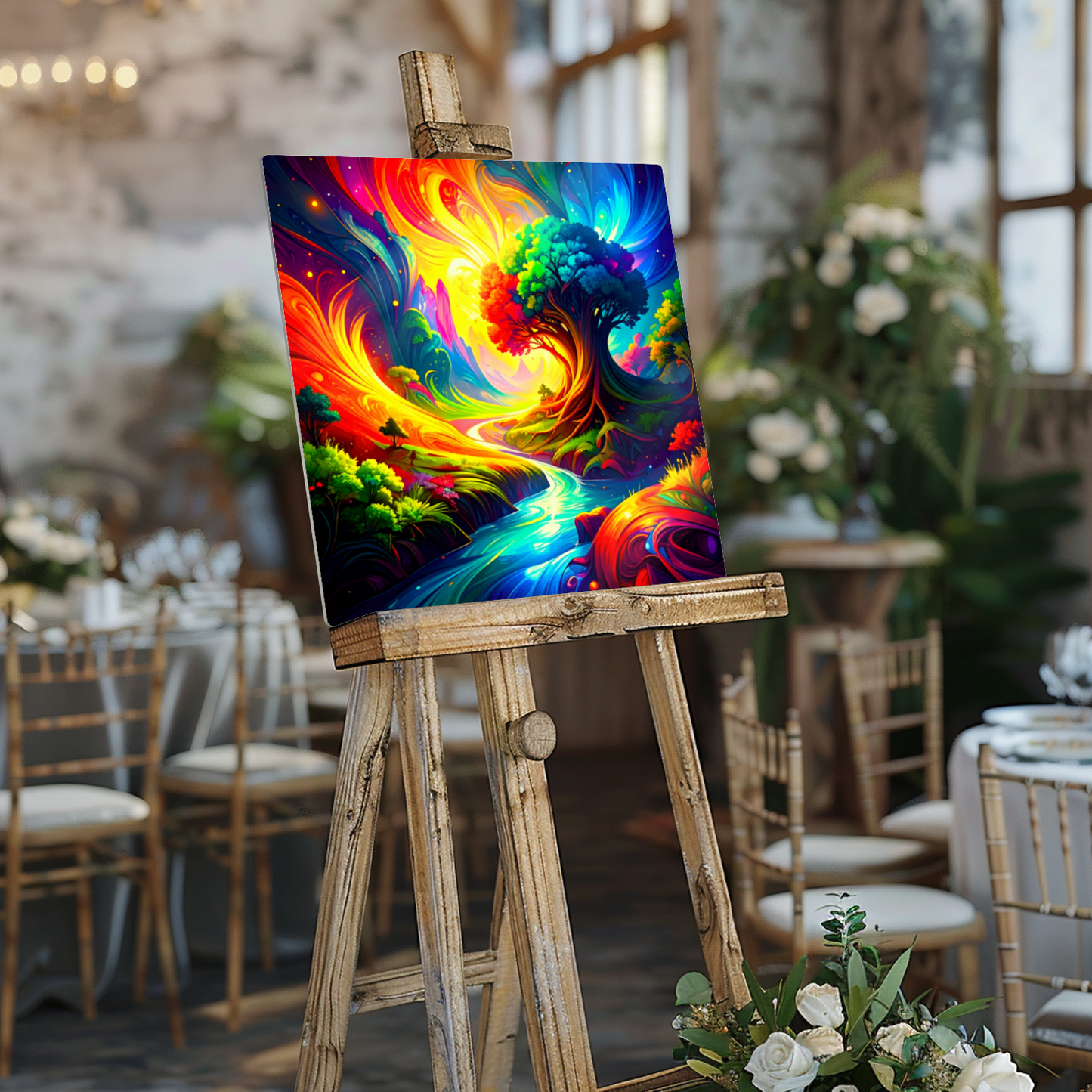 Fantasy Trees FT3, The Luxury Of Fusion-Art Prints, Printed on Gloss Aluminium To Enhance Colour And Details, A Gift To Last A Lifetime...
