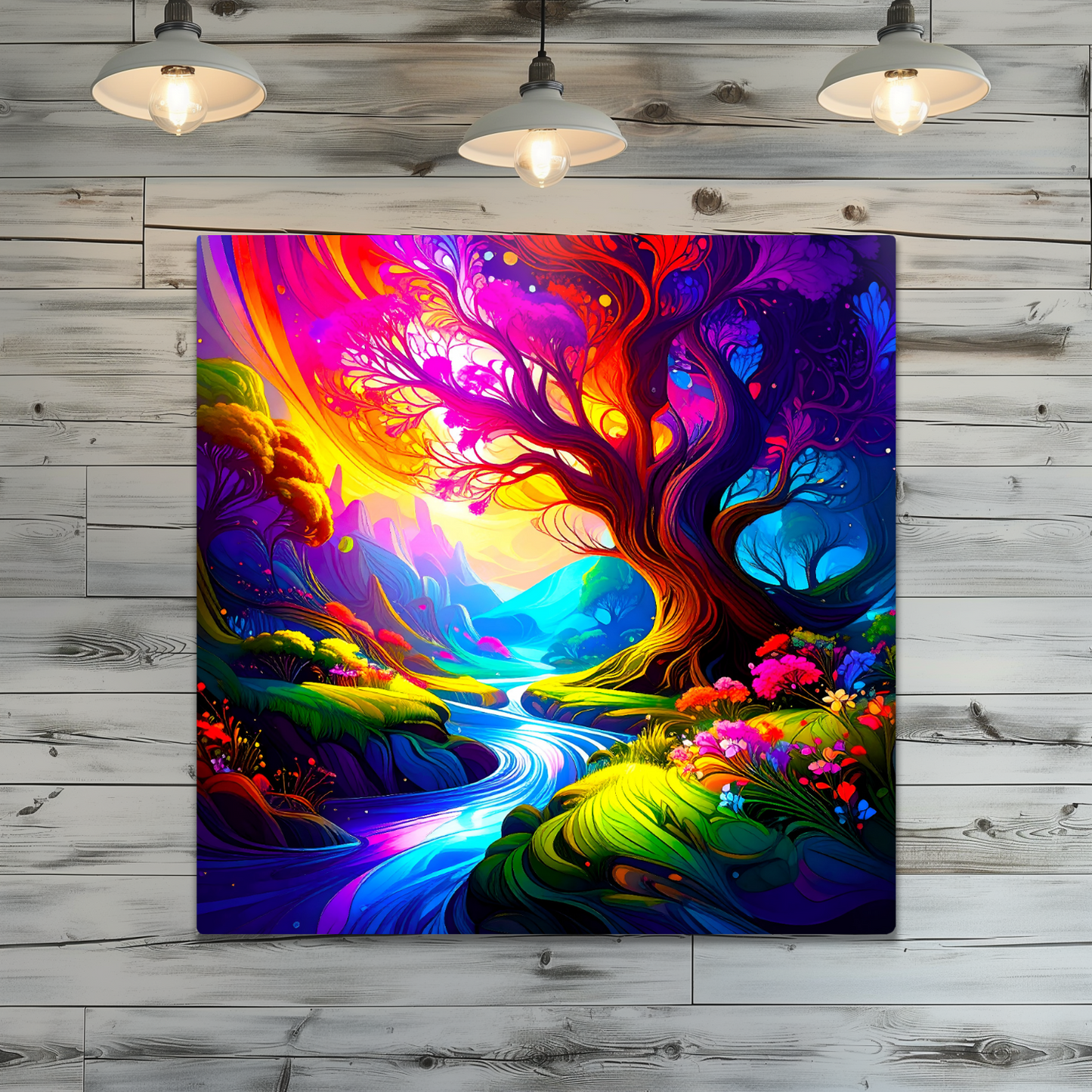 Fantasy Trees FT4, The Luxury Of Fusion-Art Prints, Printed on Gloss Aluminium To Enhance Colour And Details, A Gift To Last A Lifetime...