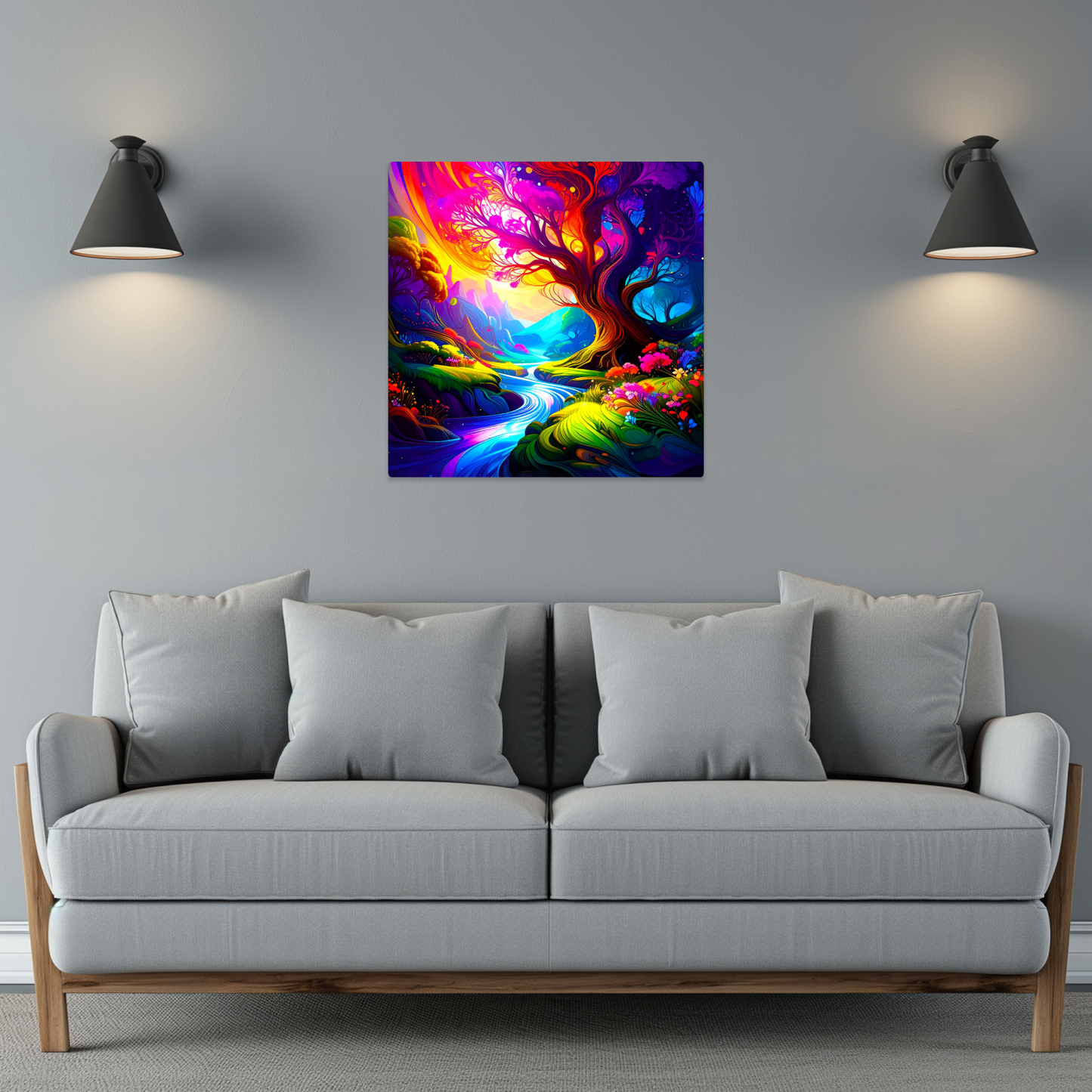 Fantasy Trees FT4, The Luxury Of Fusion-Art Prints, Printed on Gloss Aluminium To Enhance Colour And Details, A Gift To Last A Lifetime...