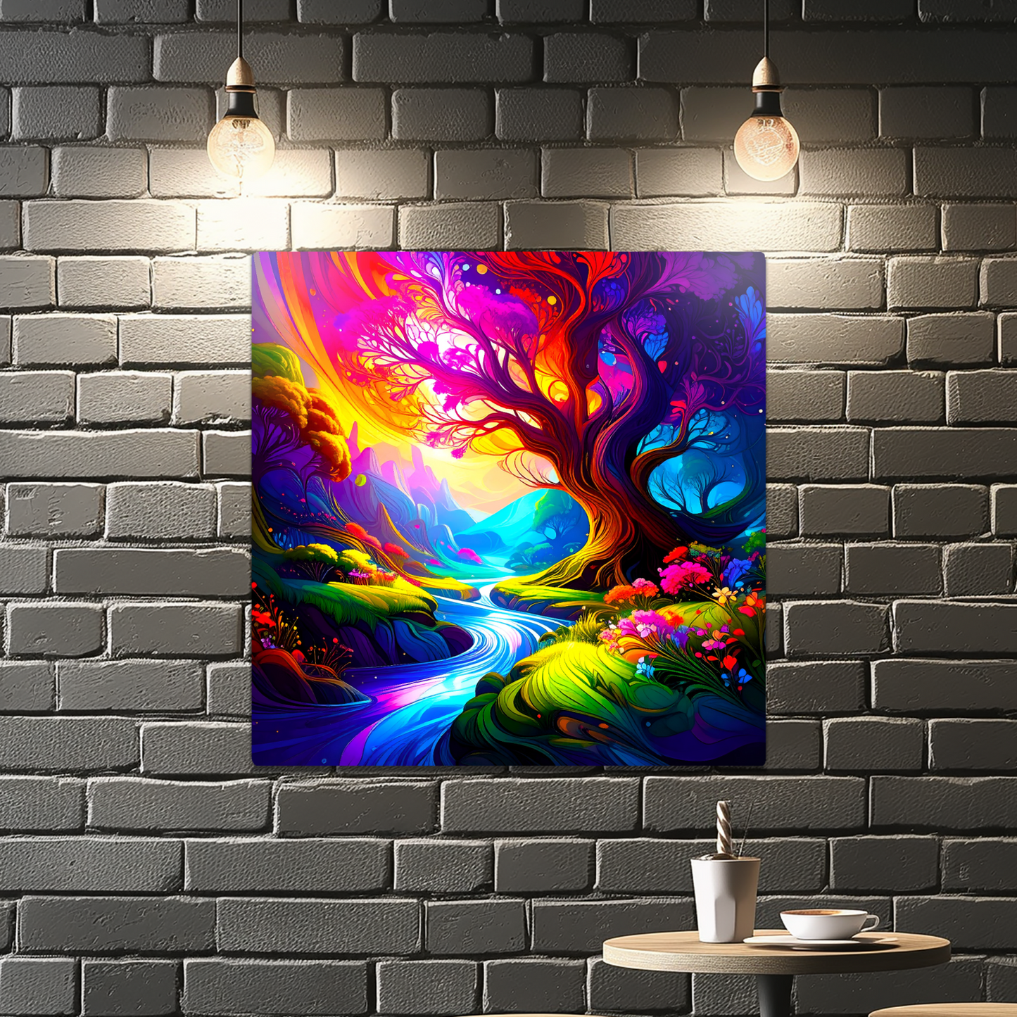 Fantasy Trees FT4, The Luxury Of Fusion-Art Prints, Printed on Gloss Aluminium To Enhance Colour And Details, A Gift To Last A Lifetime...