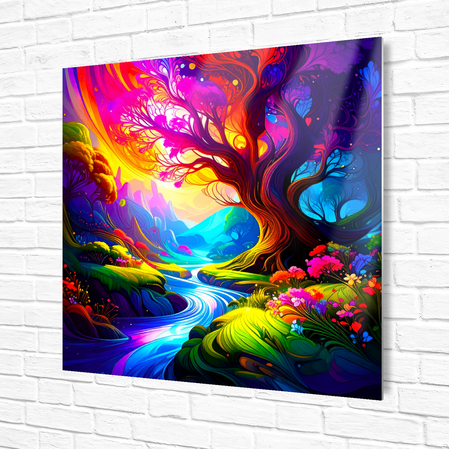 Fantasy Trees FT4, The Luxury Of Fusion-Art Prints, Printed on Gloss Aluminium To Enhance Colour And Details, A Gift To Last A Lifetime...