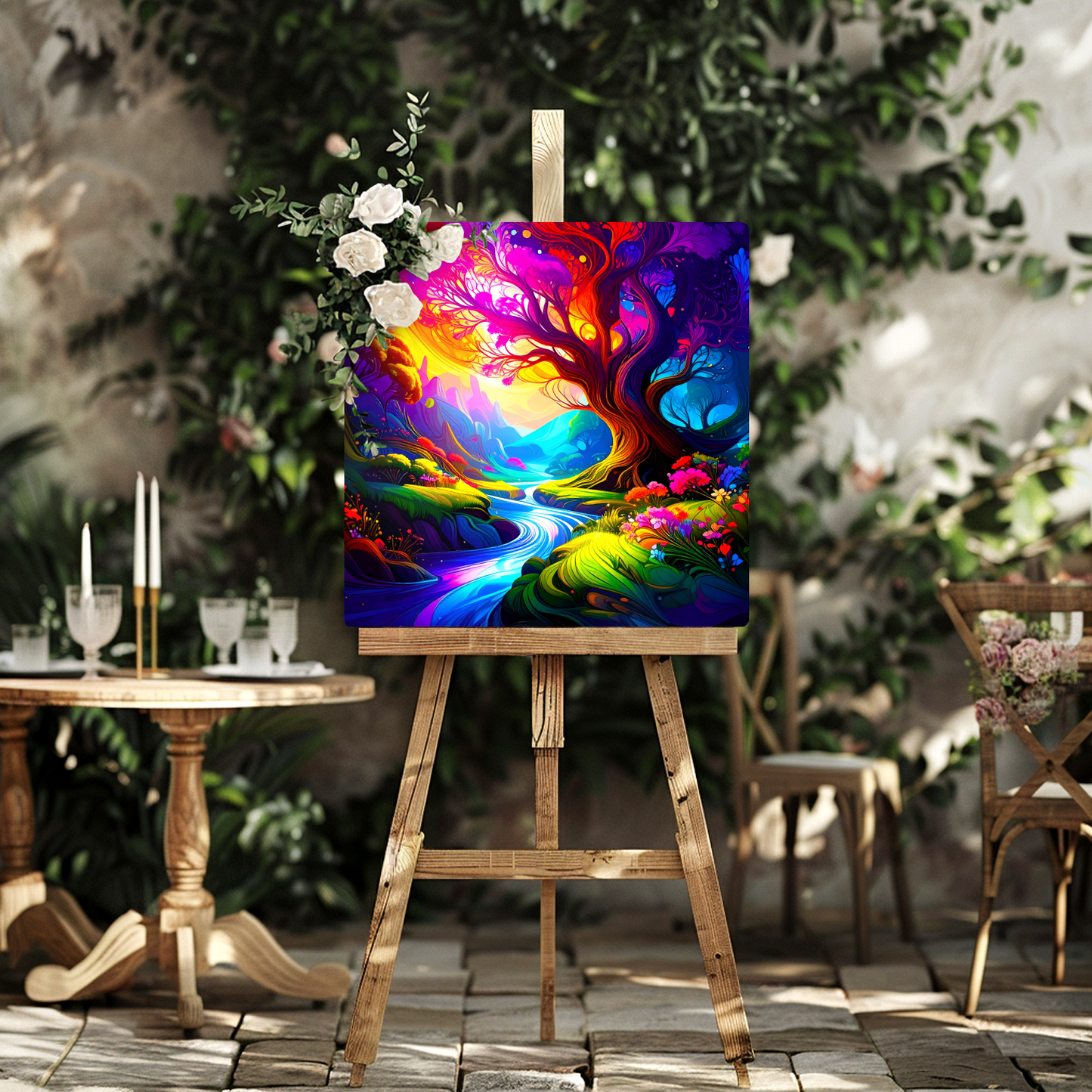 Fantasy Trees FT4, The Luxury Of Fusion-Art Prints, Printed on Gloss Aluminium To Enhance Colour And Details, A Gift To Last A Lifetime...