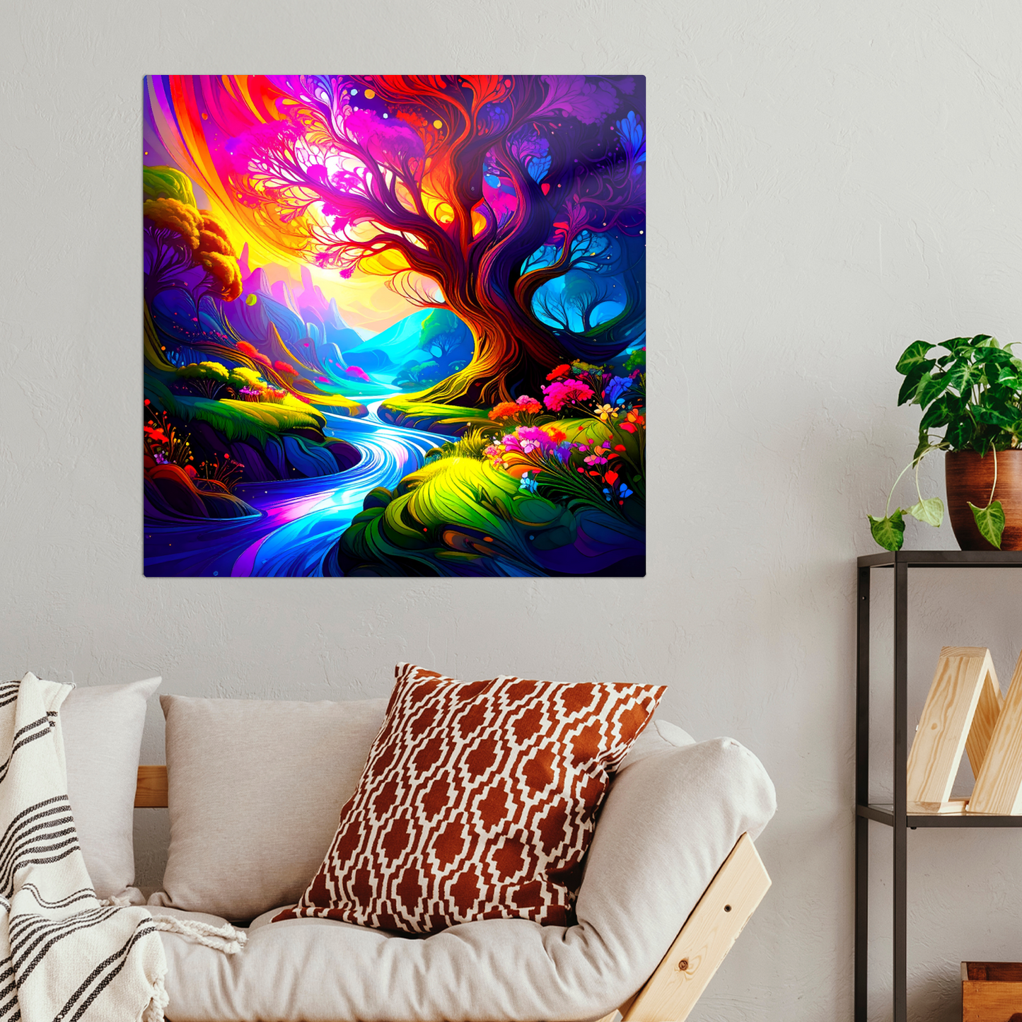 Fantasy Trees FT4, The Luxury Of Fusion-Art Prints, Printed on Gloss Aluminium To Enhance Colour And Details, A Gift To Last A Lifetime...