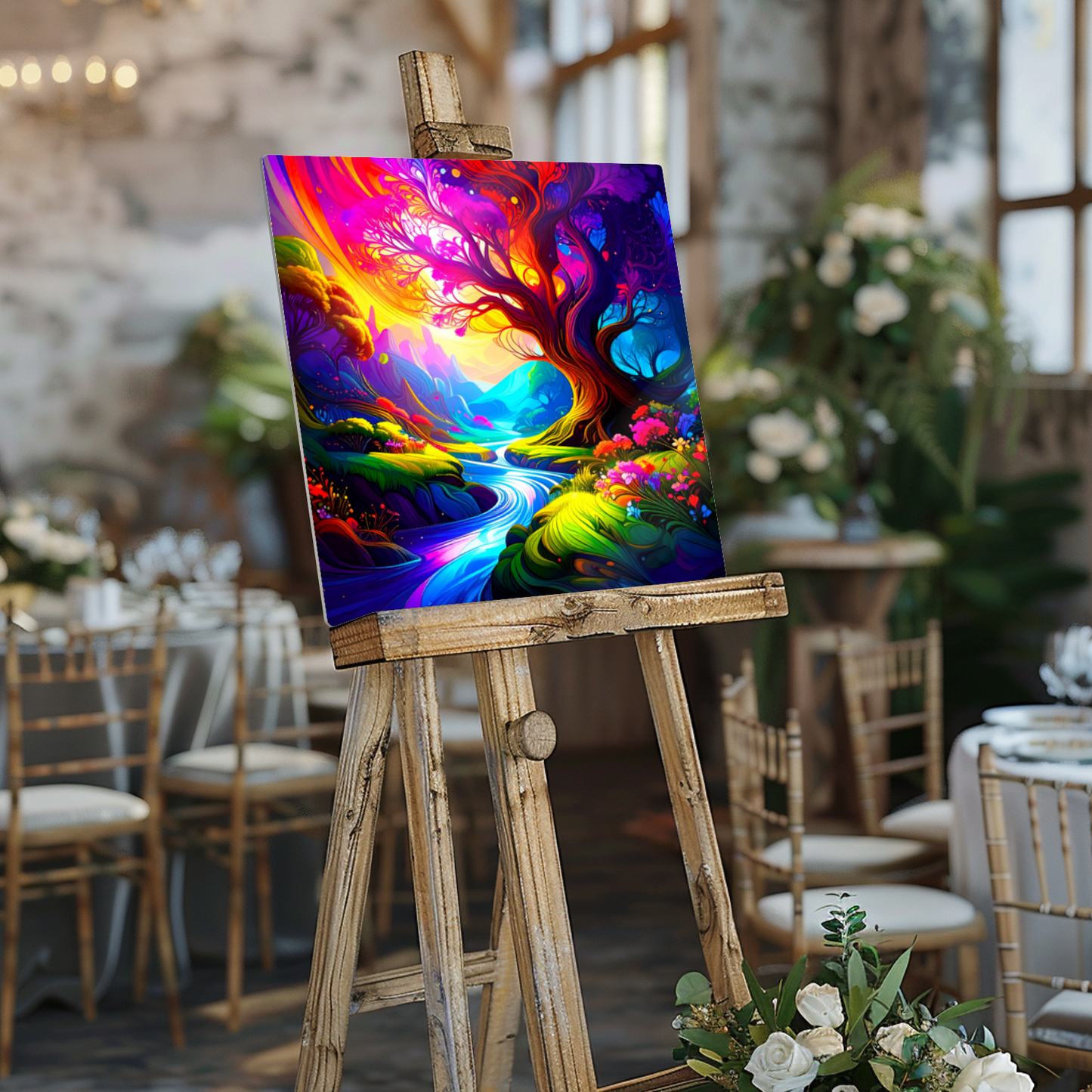 Fantasy Trees FT4, The Luxury Of Fusion-Art Prints, Printed on Gloss Aluminium To Enhance Colour And Details, A Gift To Last A Lifetime...