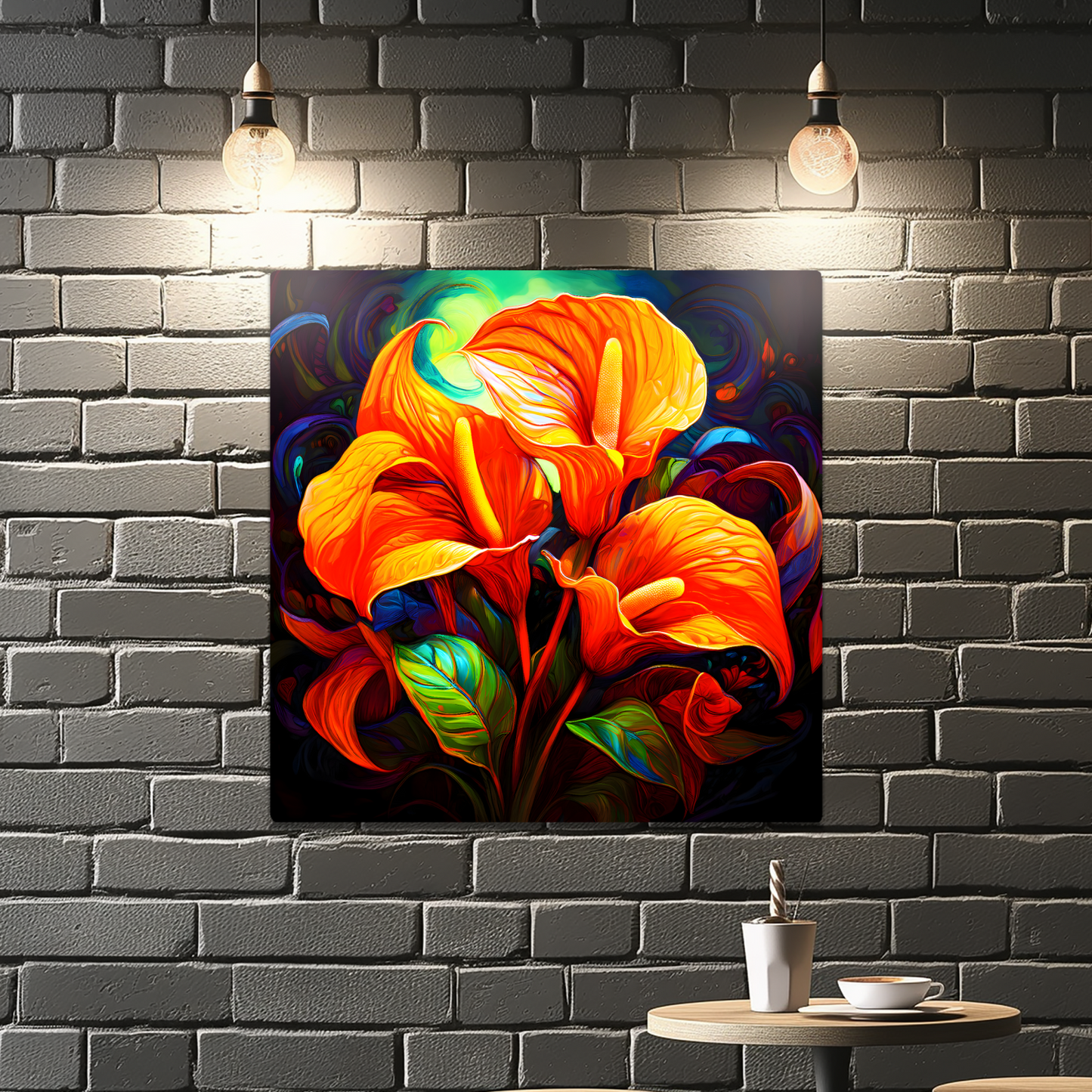 Anthurian Plants AN1, The Luxury Of Fusion-Art Prints, Printed on Gloss Aluminium To Enhance Colour And Details, Unique Images, A Gift To Last A Lifetime...