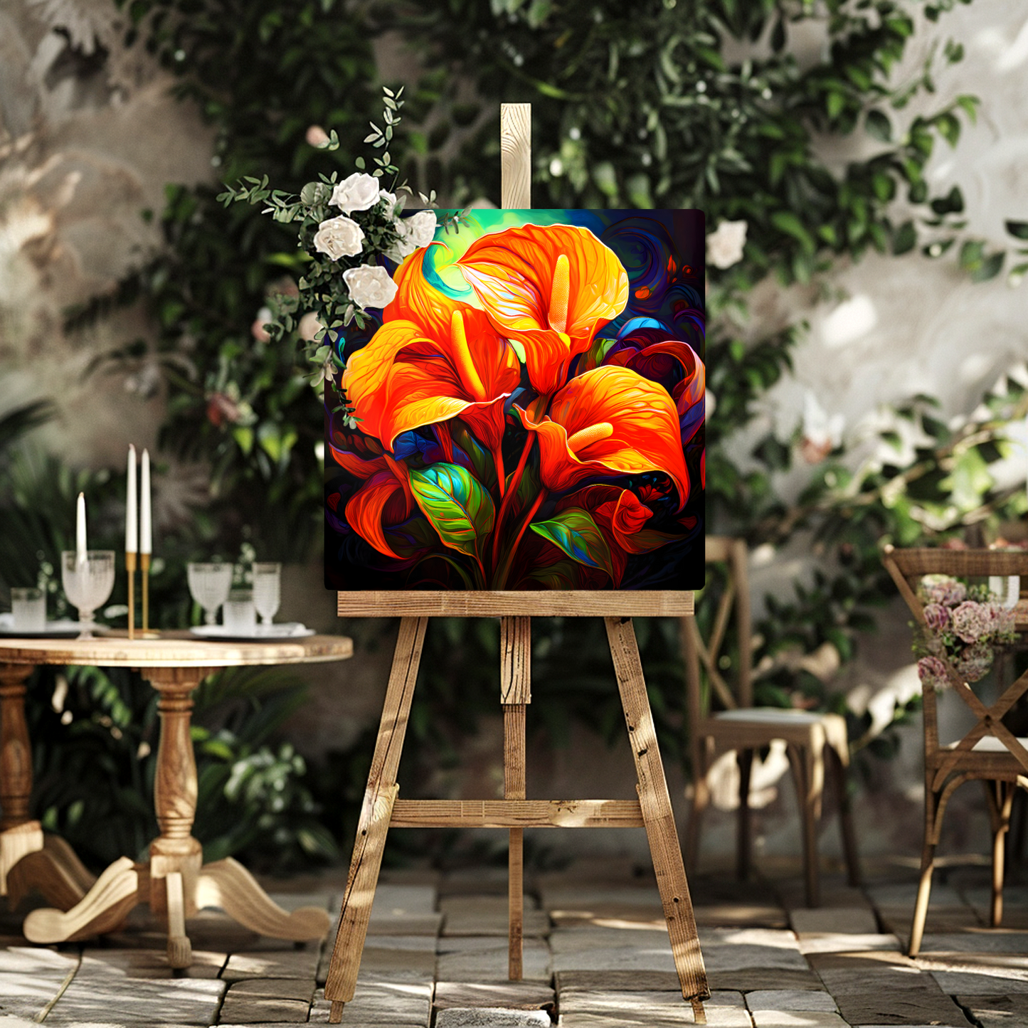 Anthurian Plants AN1, The Luxury Of Fusion-Art Prints, Printed on Gloss Aluminium To Enhance Colour And Details, Unique Images, A Gift To Last A Lifetime...