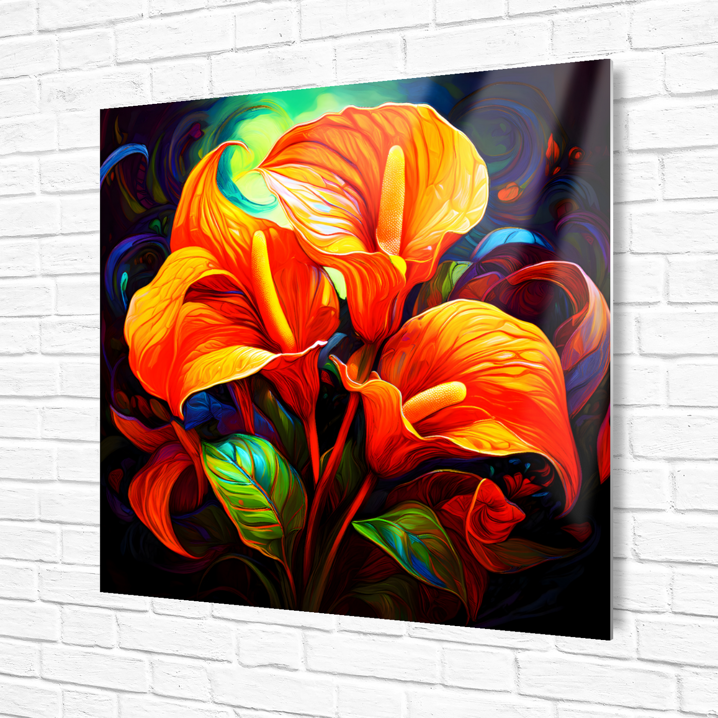 Anthurian Plants AN1, The Luxury Of Fusion-Art Prints, Printed on Gloss Aluminium To Enhance Colour And Details, Unique Images, A Gift To Last A Lifetime...
