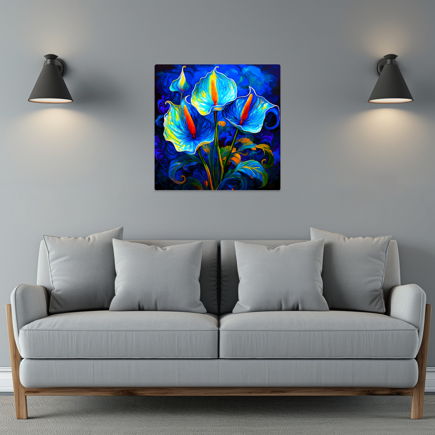 Anthurium AN3, The Luxury Of Fusion-Art Prints, Printed on Gloss Aluminium To Enhance Colour And Details, Unique Images, A Gift To Last A Lifetime...